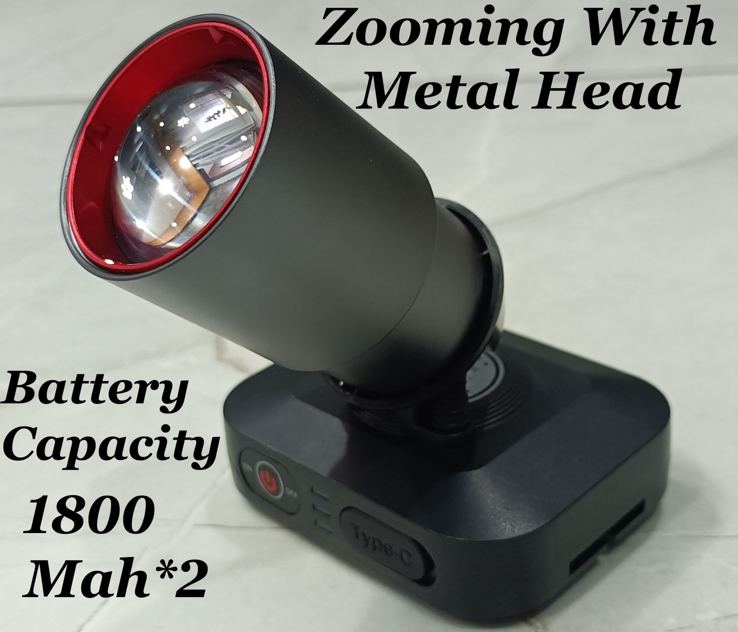 Image of MNT Sales 200 W Head Light With 2 Km Long Range,3 Modes & Power Zoom Function 10 hrs Torch Emergency Light