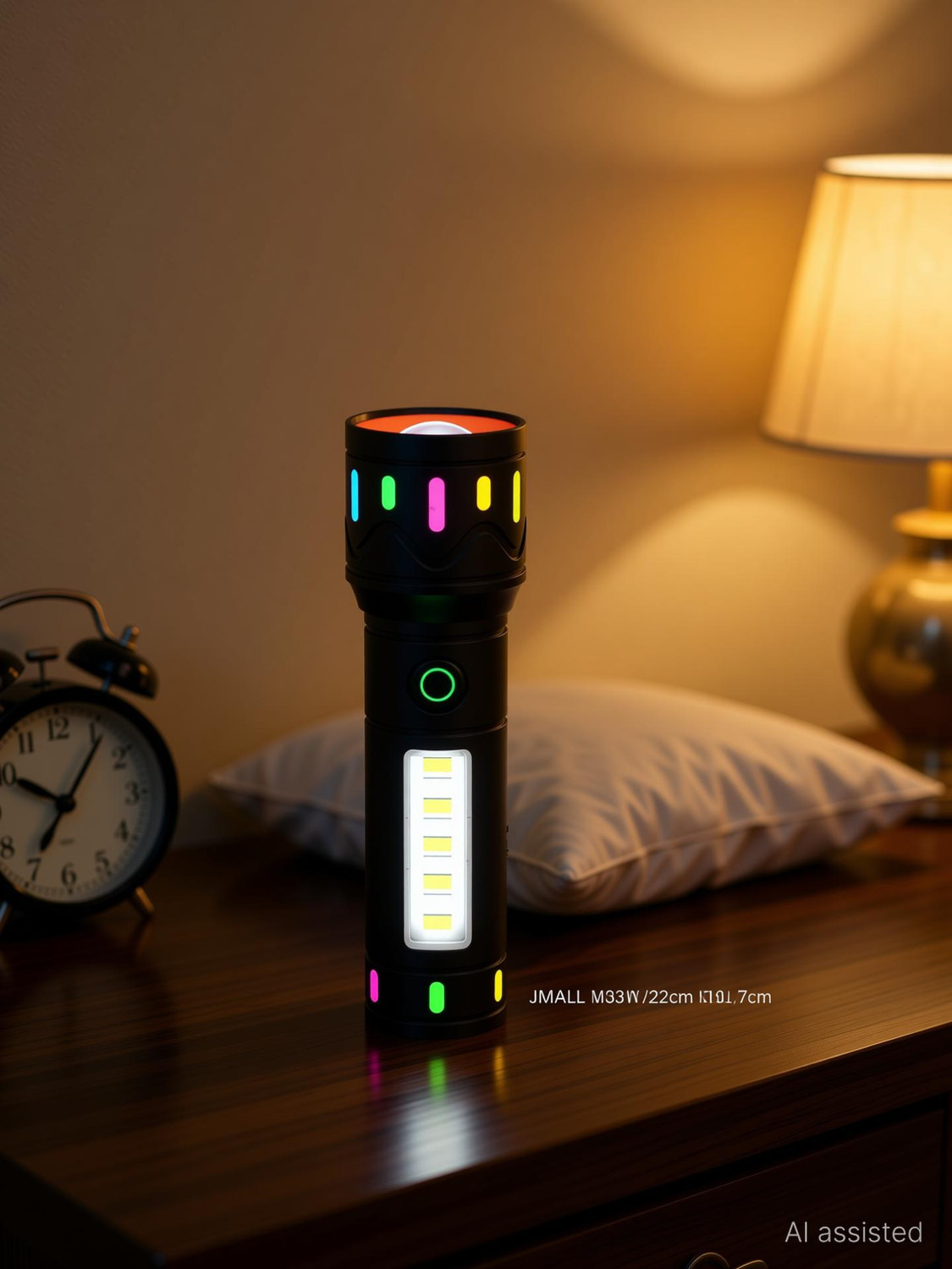 Image of JMALL M33 100W Rechargeable LED Metal Torch with Zoom Head & Blinker Light Torch