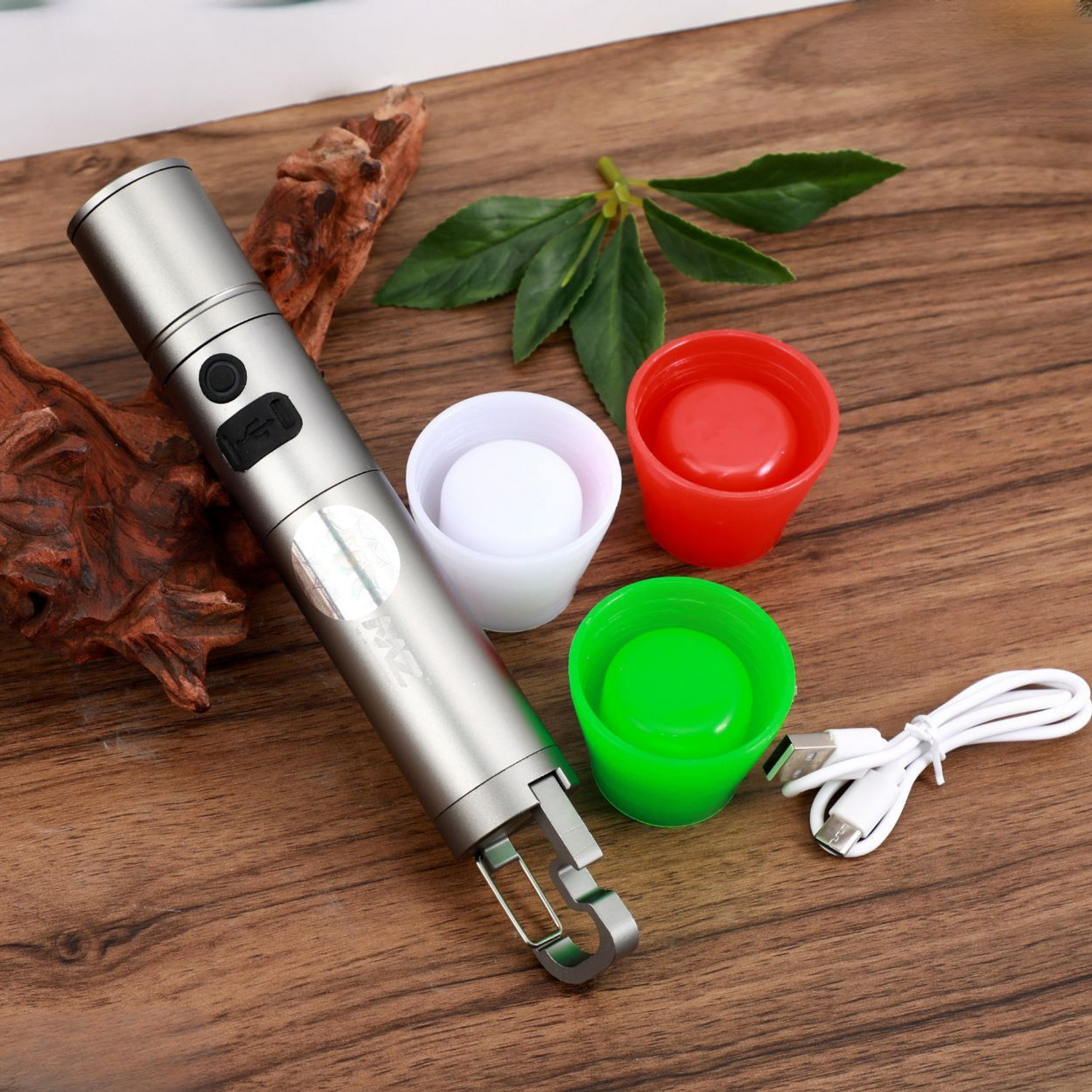 Image of MZ M279-LED RECHARGEABLE METAL TORCH-Zoomable 150W Flashlight & 6000mAh Battery Torch