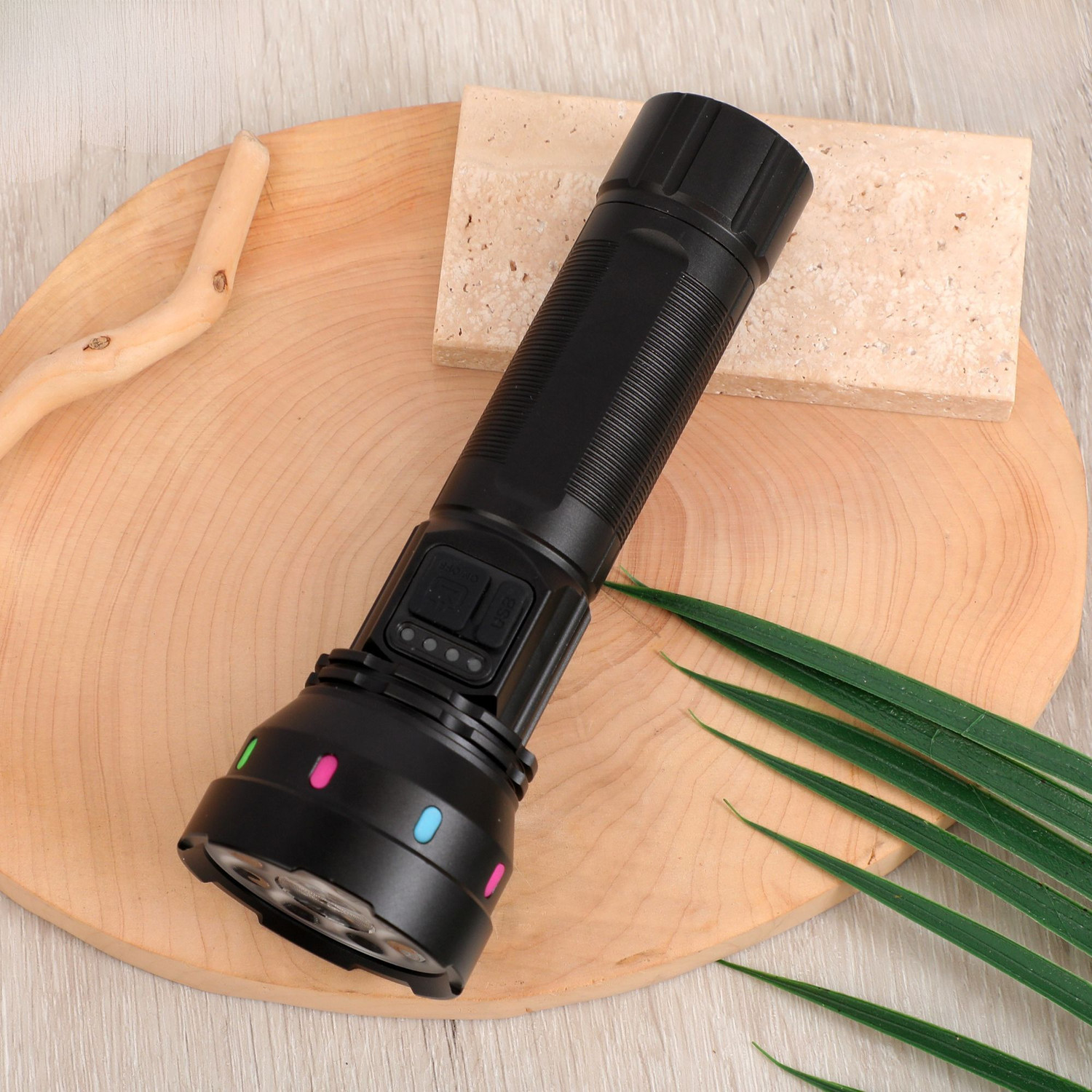 Image of MZ M237 (LED RECHARGEABLE METAL TORCH) 150W 8XPE LED with 2600mAh Battery Torch