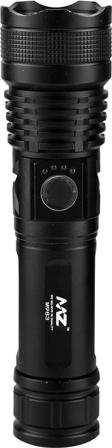 MZ M983 (ZOOMABLE METAL)5 Modes Flashlight, Super Bright 100W