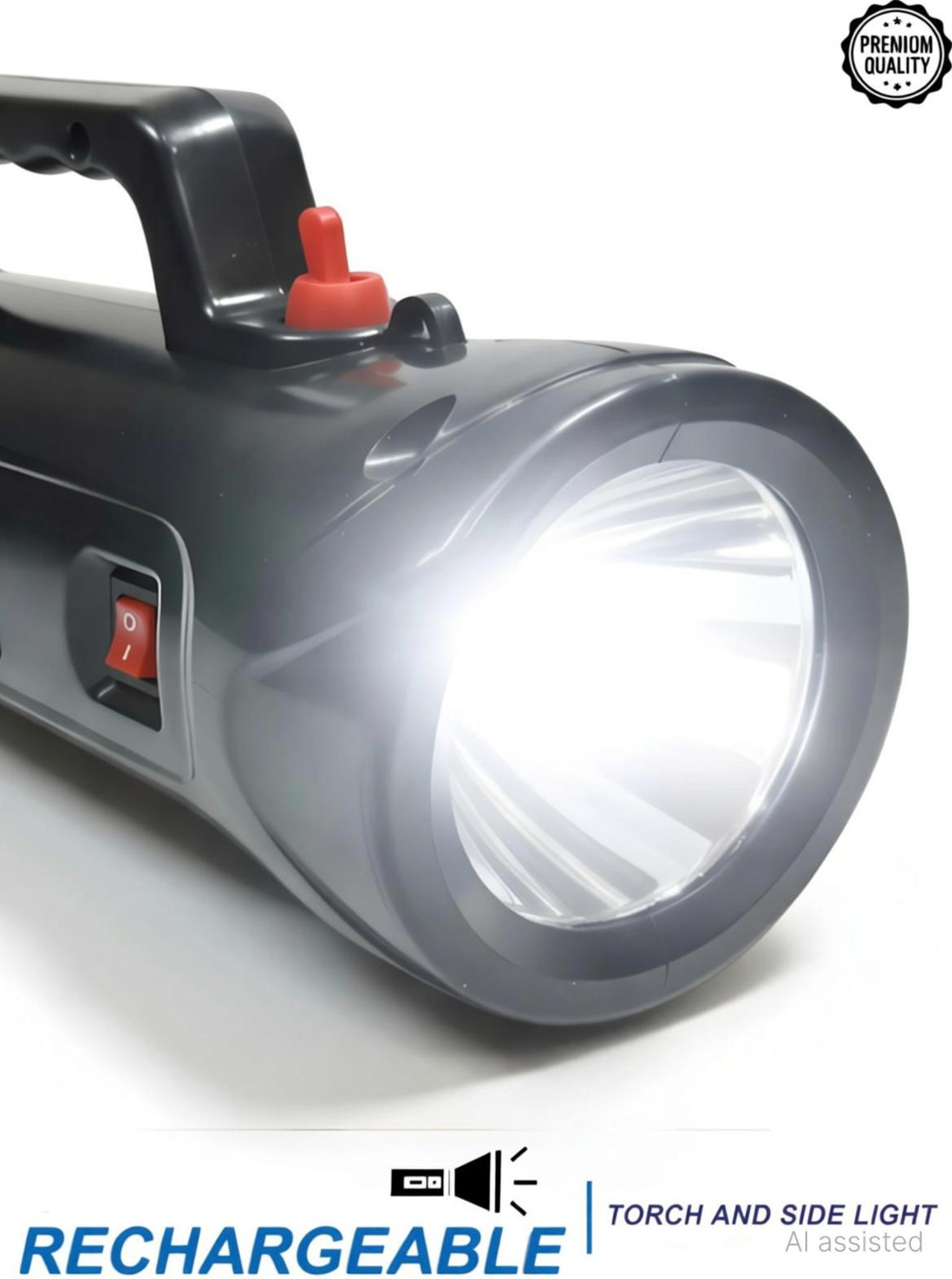 Image of WRYDO9 Super Bright Torch High Power with Focus Beam for Outdoor and Farming Torch