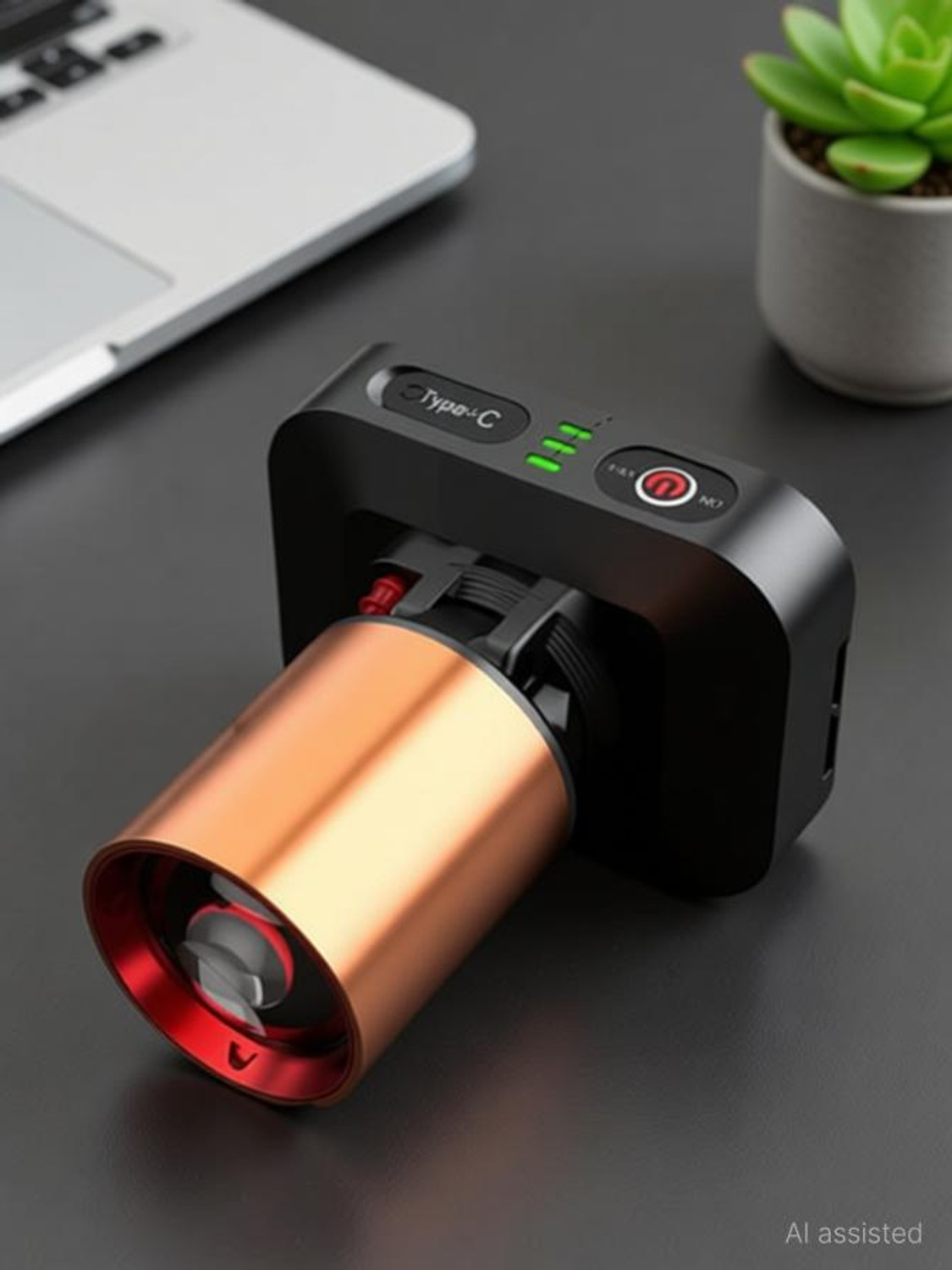 Image of GLOWISH STRONG METAL BODY RECHARGEABLE DUAL POWER BATTERY ZOOM LED MULTI USE HEAD LAMP Torch