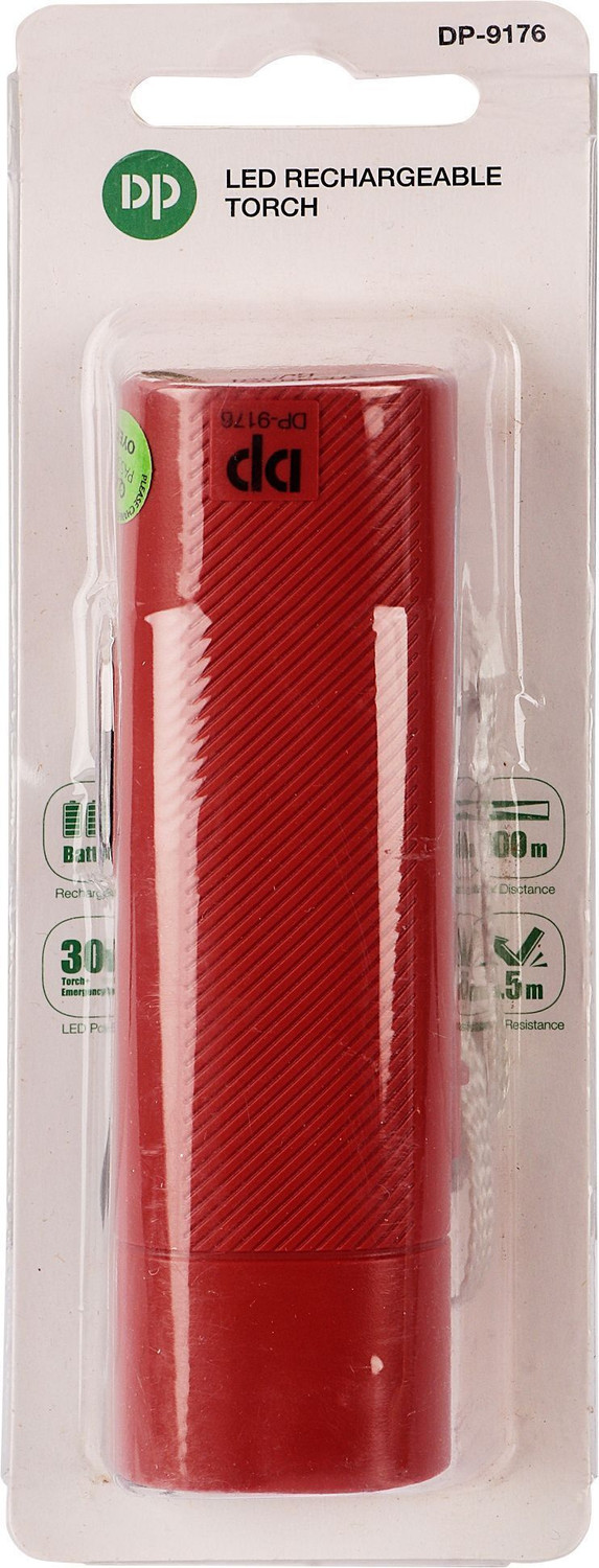 Image of Dp 9176 (LED RECHARGEABLE TORCH) Emergency Light + Torch 30W & 8 Hrs Operating Time Torch