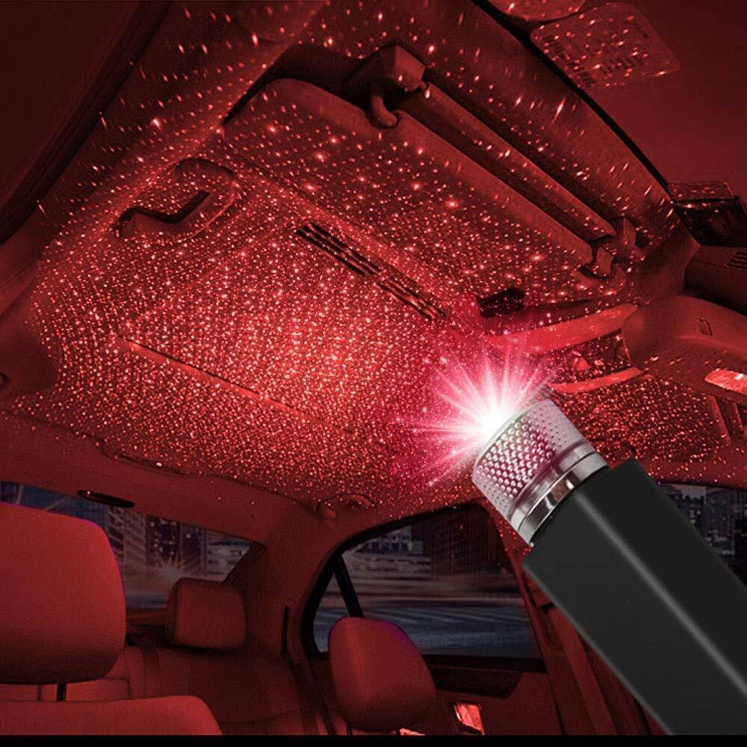 AARVIB Auto Roof Star Projector Lights, Interior Car Night Lamp, Romantic night lamp for Bedroom, Ceiling, Bedroom, Party Car Fancy Lights