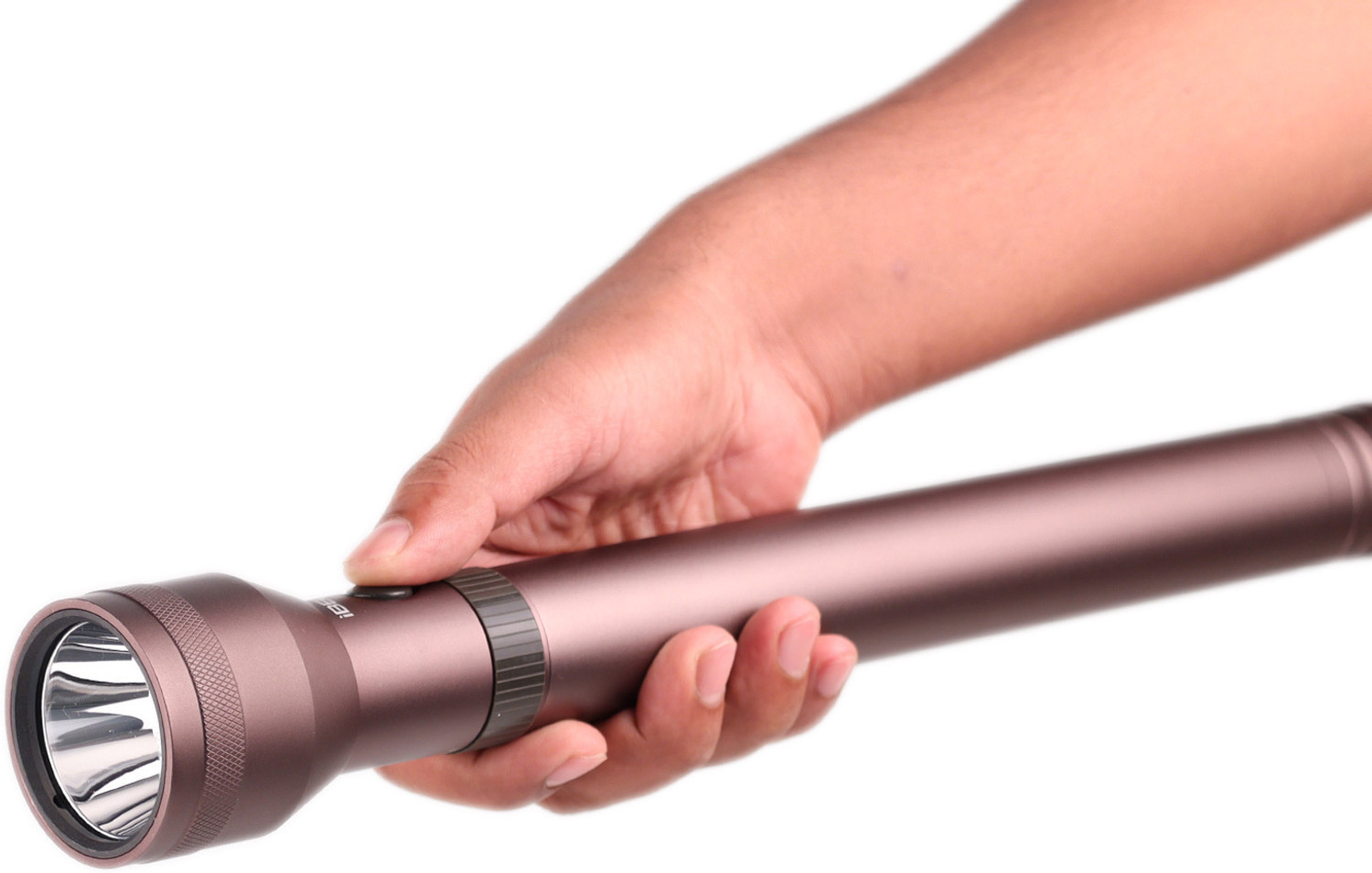 Image of iBELL IBLFL8289 Rechargeable Torch / Flashlight, Ultra Long Beam Range, Aircraft Aluminium Body, Super Bright LED Light Torch