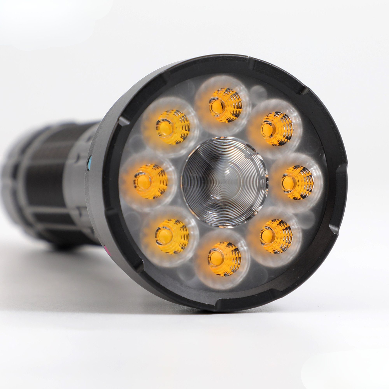 Image of MZ M237 (LED RECHARGEABLE METAL TORCH) 150W 8XPE LED with 2600mAh Battery Torch