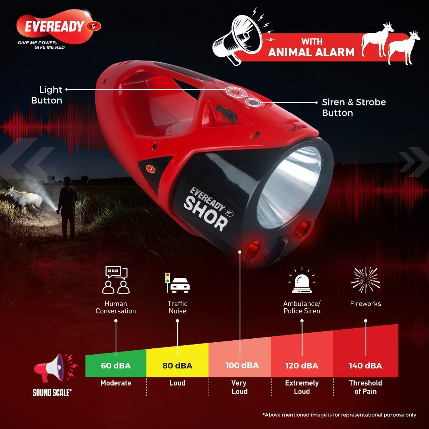 Image of EVEREADY SHOR DL190 Torch