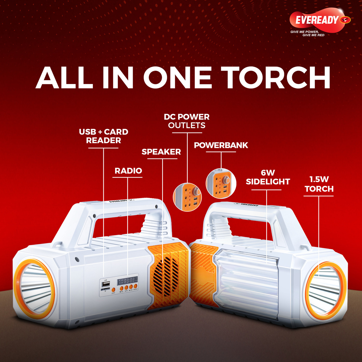Image of EVEREADY BOOMRAY DL282 Torch
