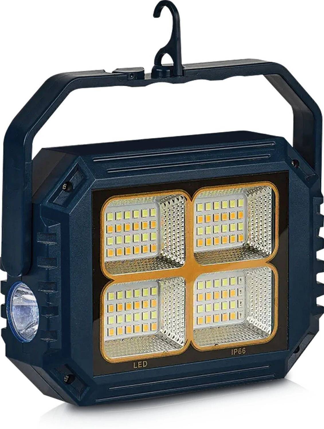 Trillsun 50W Torch with Multifuction Rechargeable Outdoor/ Indoor Solar Light Torch