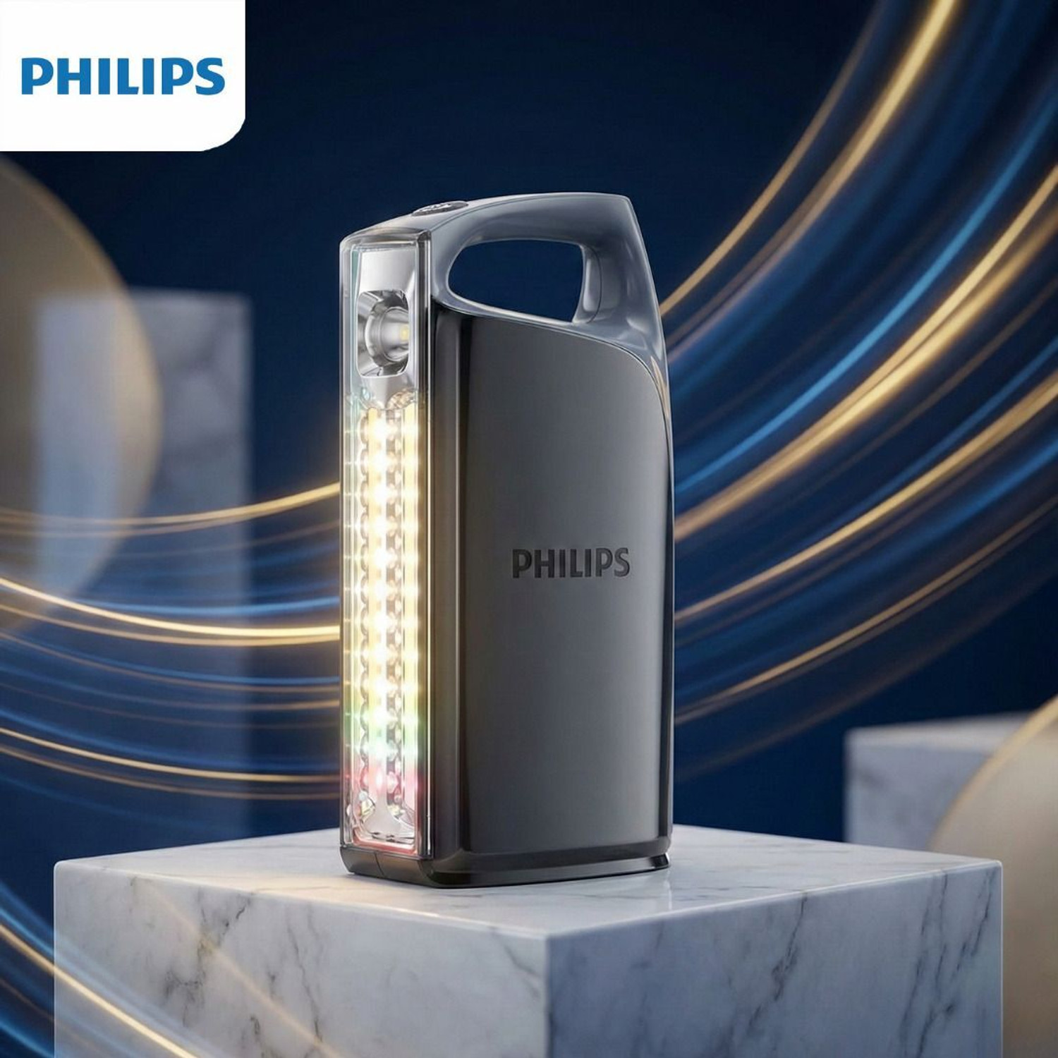 Image of PHILIPS ABS Multi-Functional Rechargeable Flashlight, SFL3402 /56 - 1000 Lumens Torch