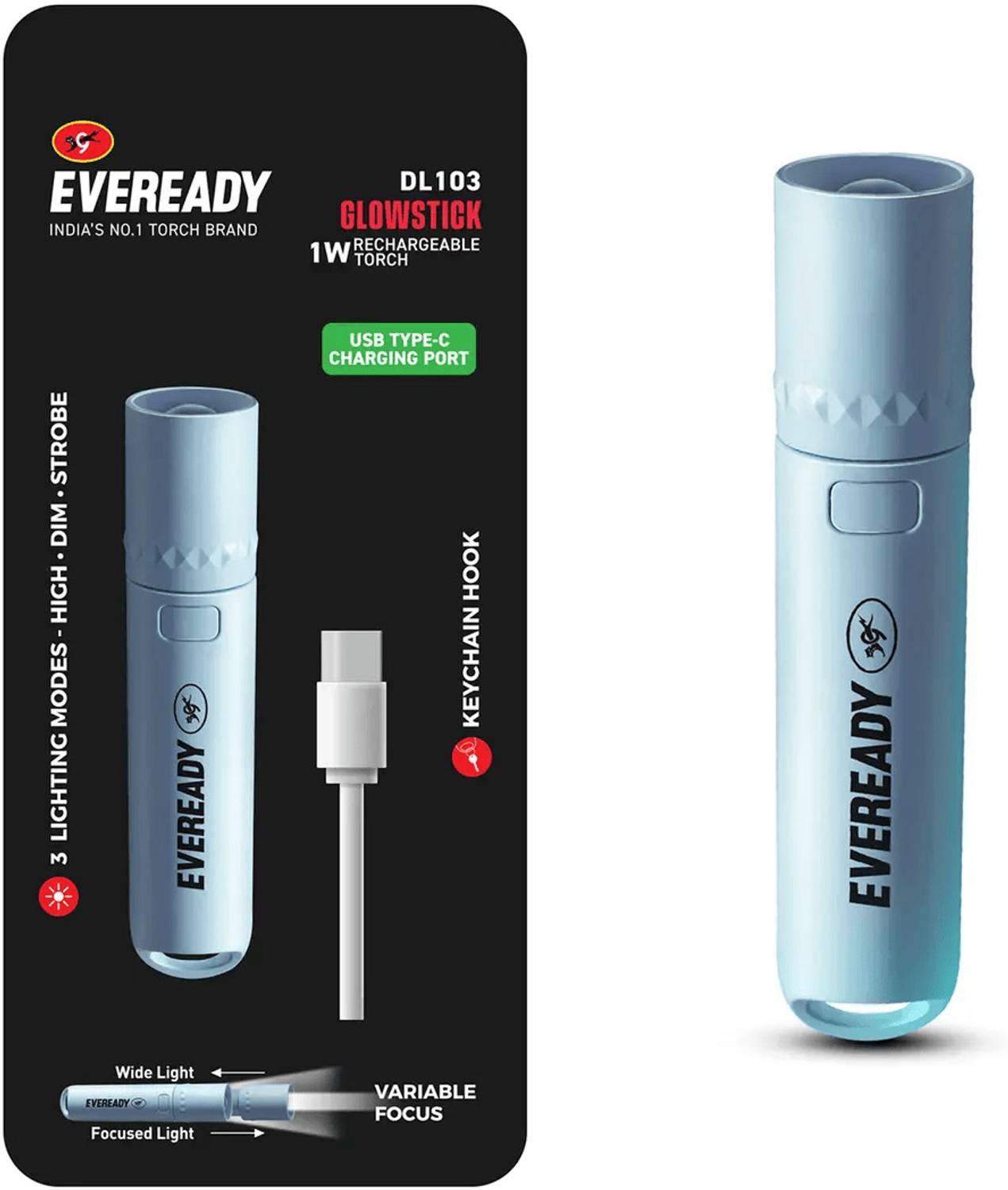 EVEREADY Glowstick DL103 Keychain Torch - Image 1