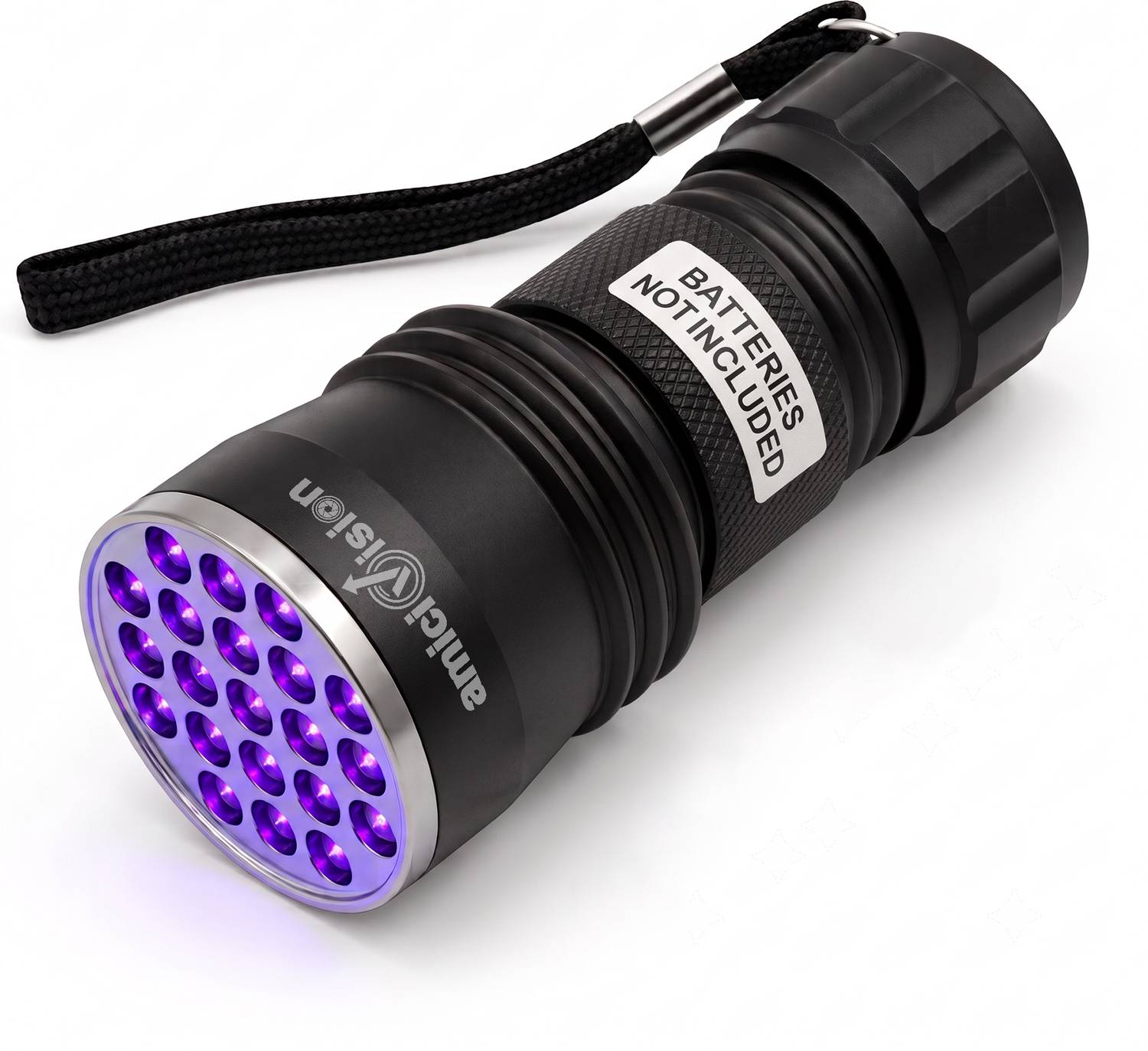 amiciVision 21 LED UV Torch Light 395-400nm LED UV Flashlight (Without Battery) Torch