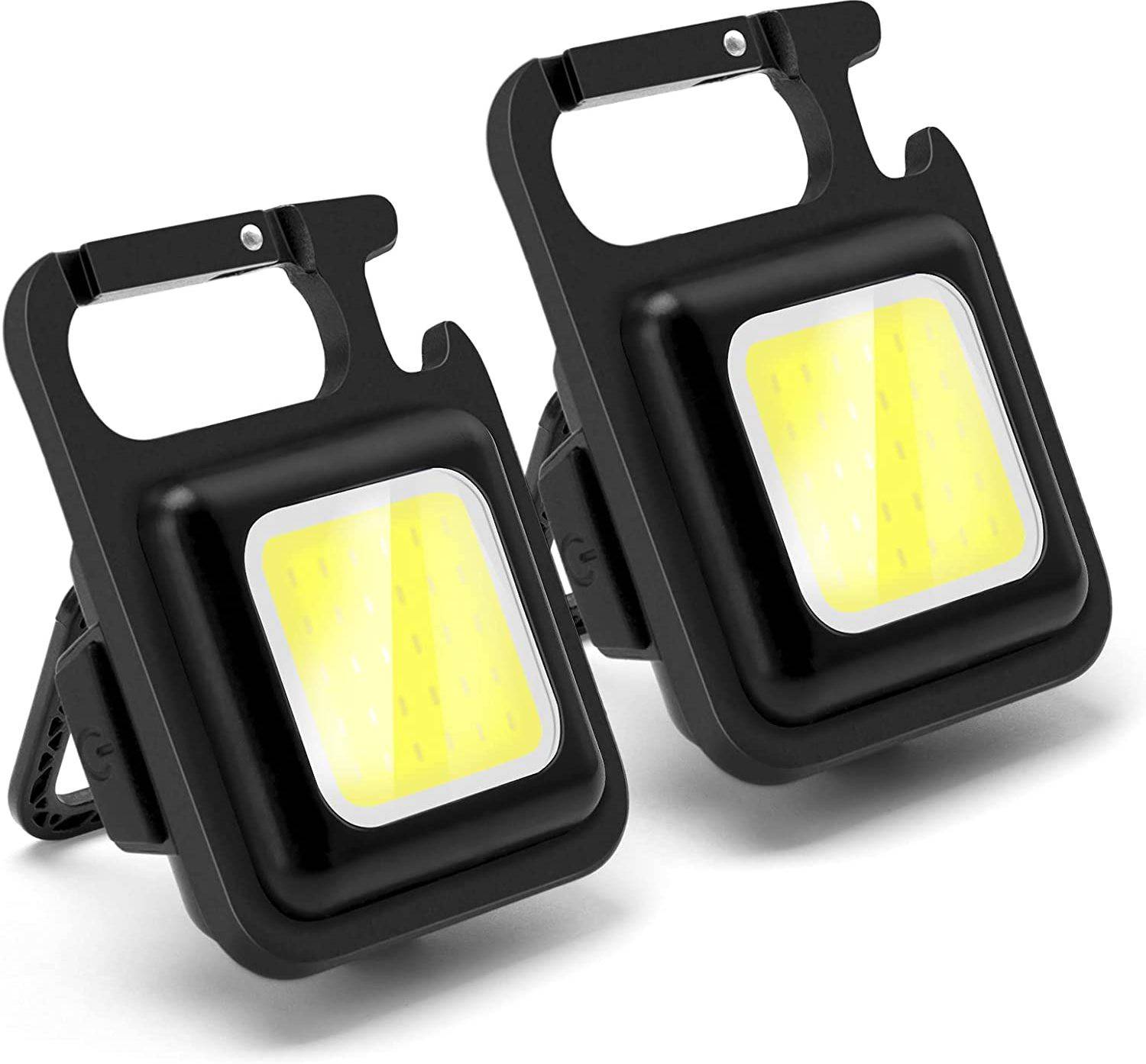 bediwell Keychain Light LED Rechargeable with Bottle Opener Magnetic Key Chain(PACK OF2) Key Chain