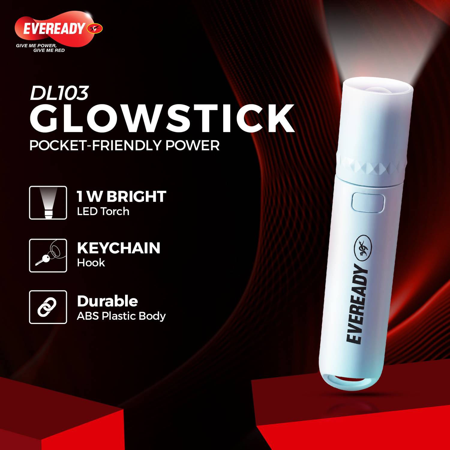 EVEREADY Glowstick Torch Blue - Image 4