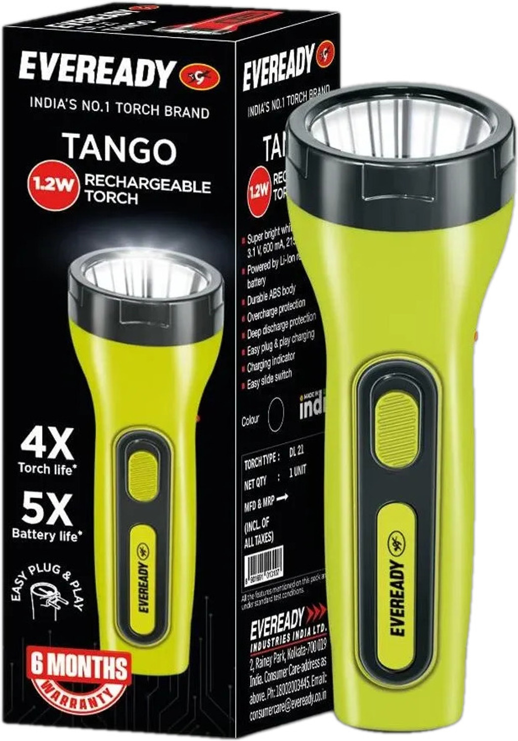 Image of EVEREADY Beacon DL29, Tango DL21 Torch