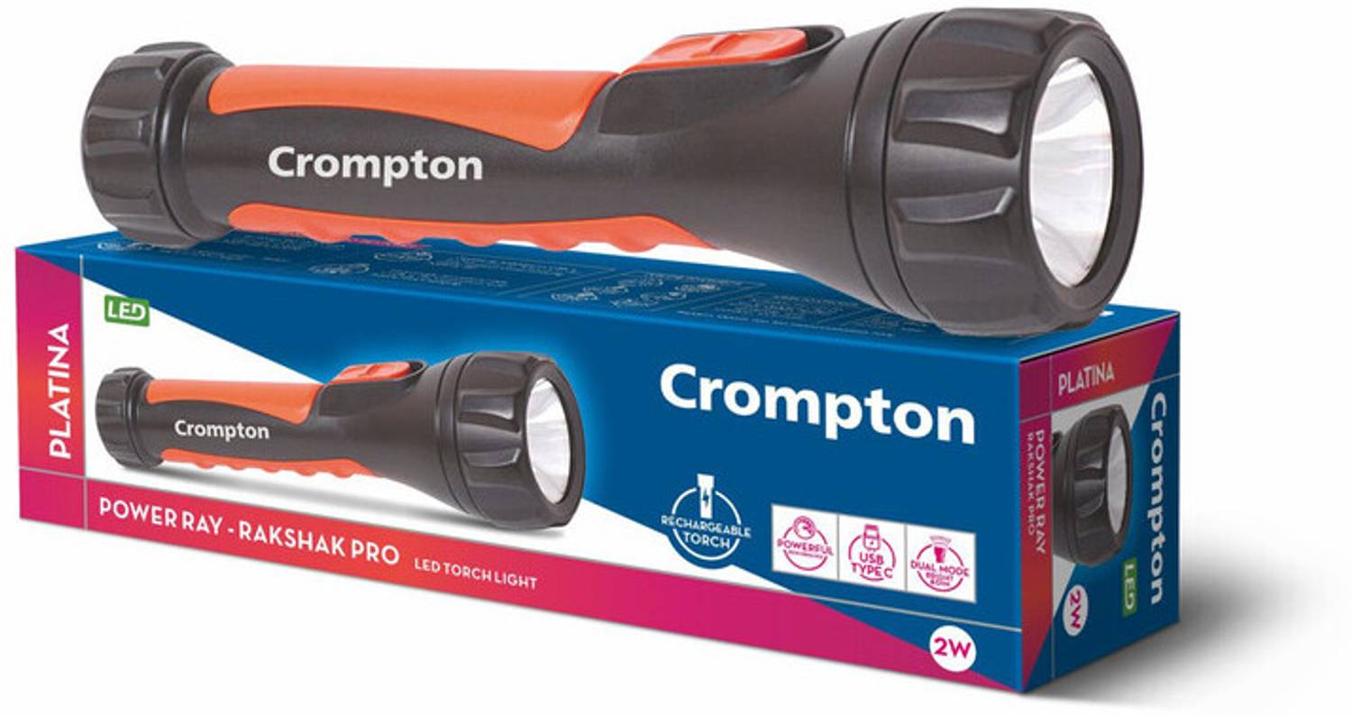 Crompton LED 2W Rakshak Pro Torch