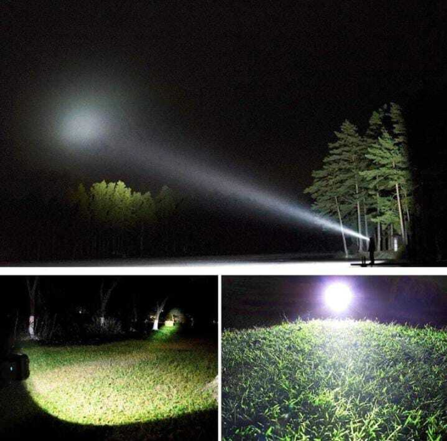 Image of TANSHA 035 Torch Light (ZOOMABLE METAL)5 Modes Flashlight, Super Bright Torch 2 hrs Torch Emergency Light