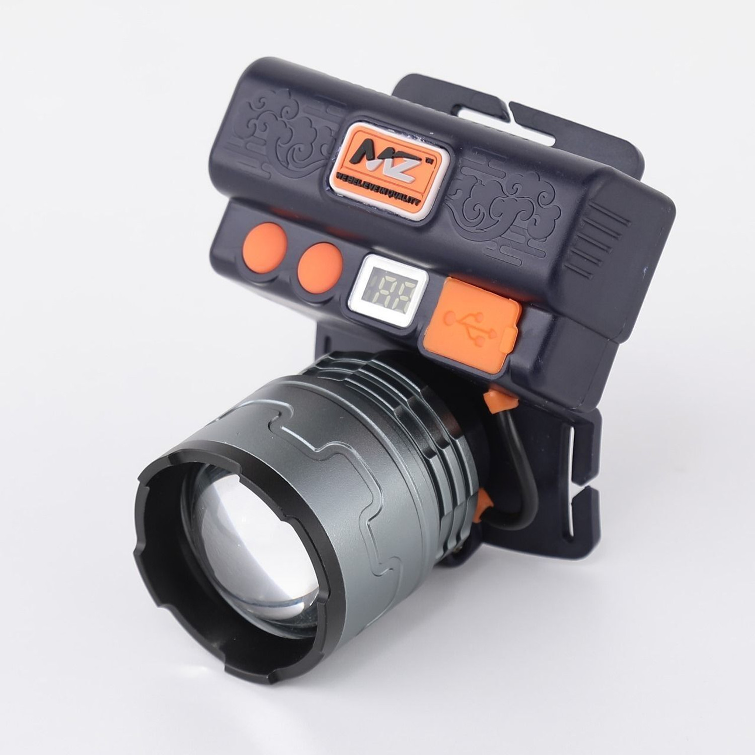Image of MZ M965 (Rechargeable LED Headlamp) 300W with Sensor 8-16 Hours Working Torch