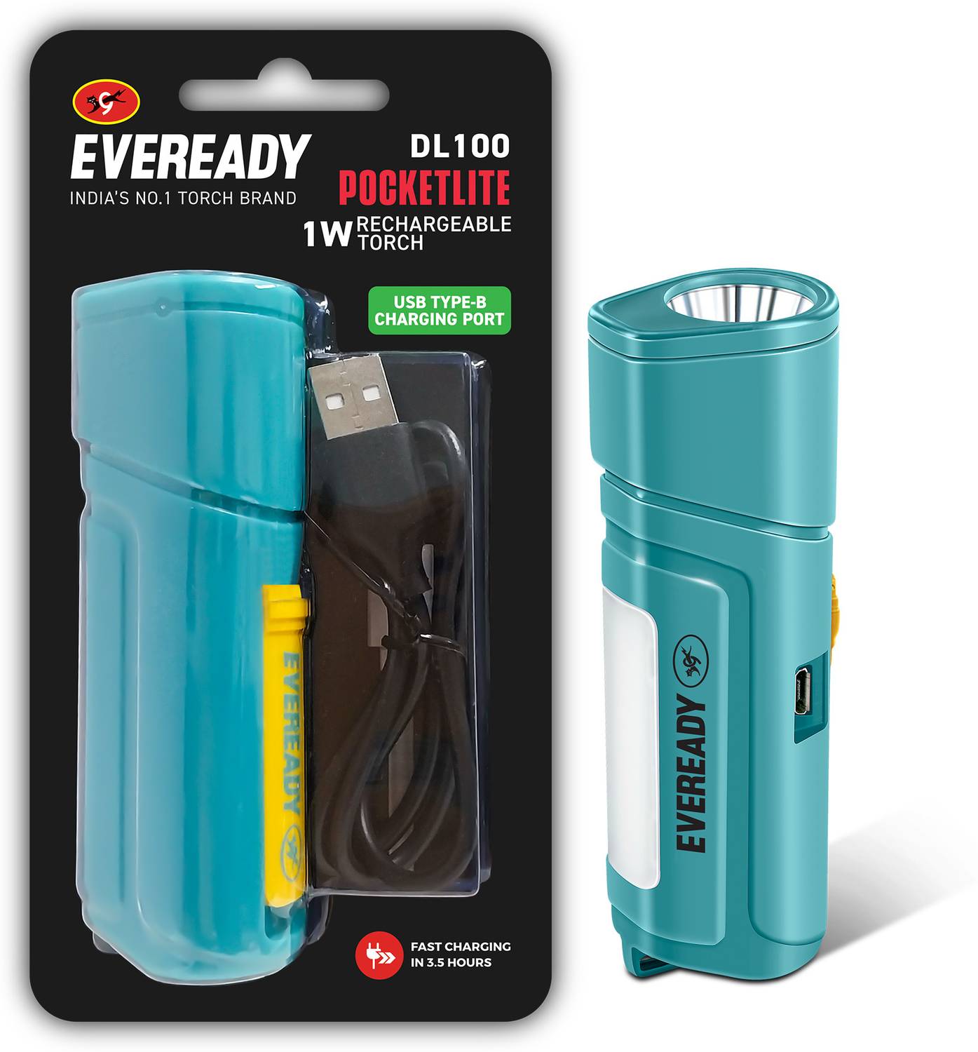 EVEREADY Pocketlite DL100 Torch Blue - Image 1