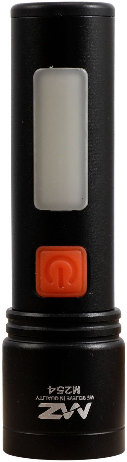 Image of MZ M254 (RECHARGEABLE LED METAL TORCH) Zoomable 60W with 1200mAh Battery Torch