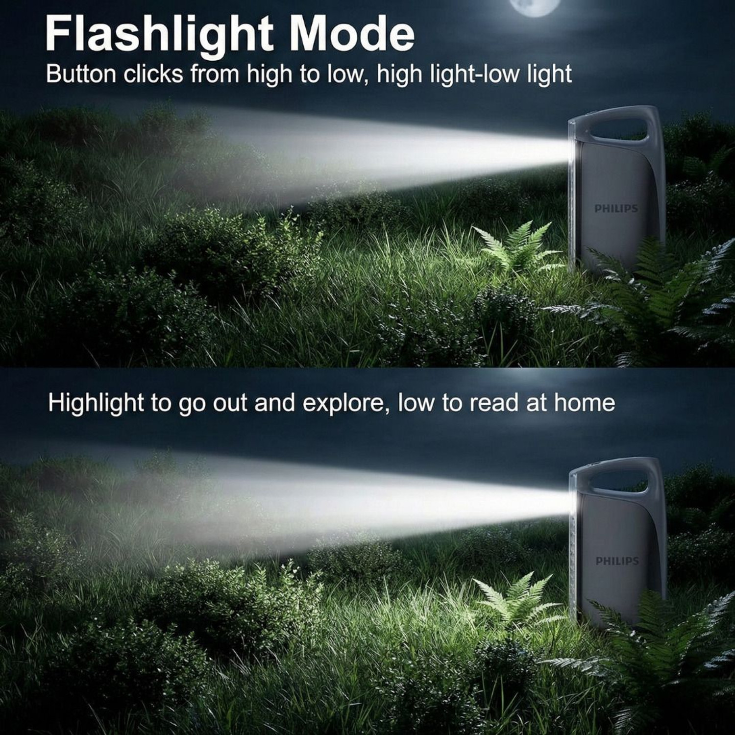 Image of PHILIPS ABS Multi-Functional Rechargeable Flashlight, SFL3402 /56 - 1000 Lumens Torch