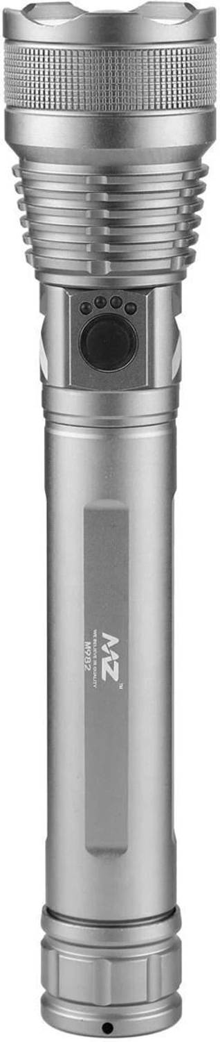 MZ M982 (ZOOMABLE METAL LED TORCH)5 Modes Flashlight, Super Bright 200 W LED Light Torch