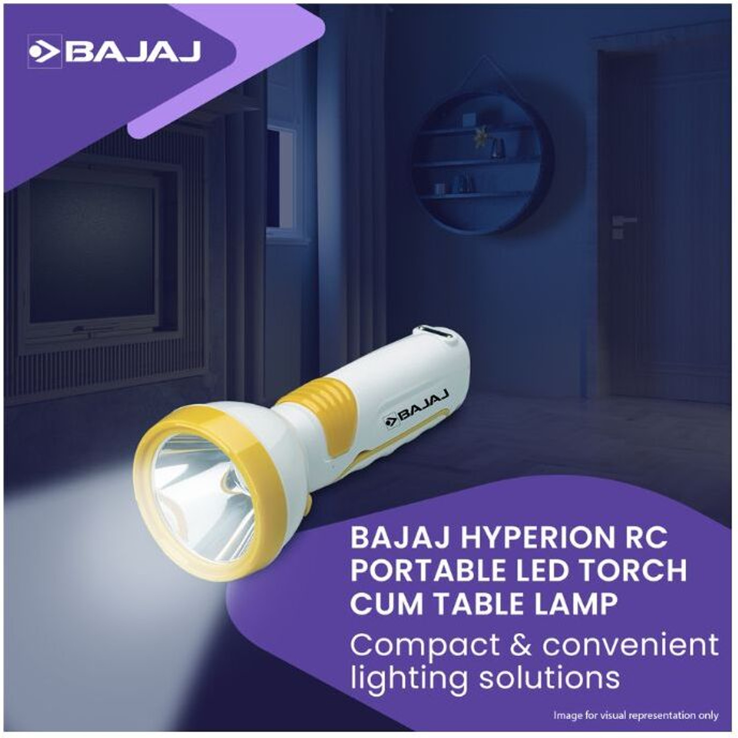 Image of BAJAJ HYPERION RC LED TORCH Torch