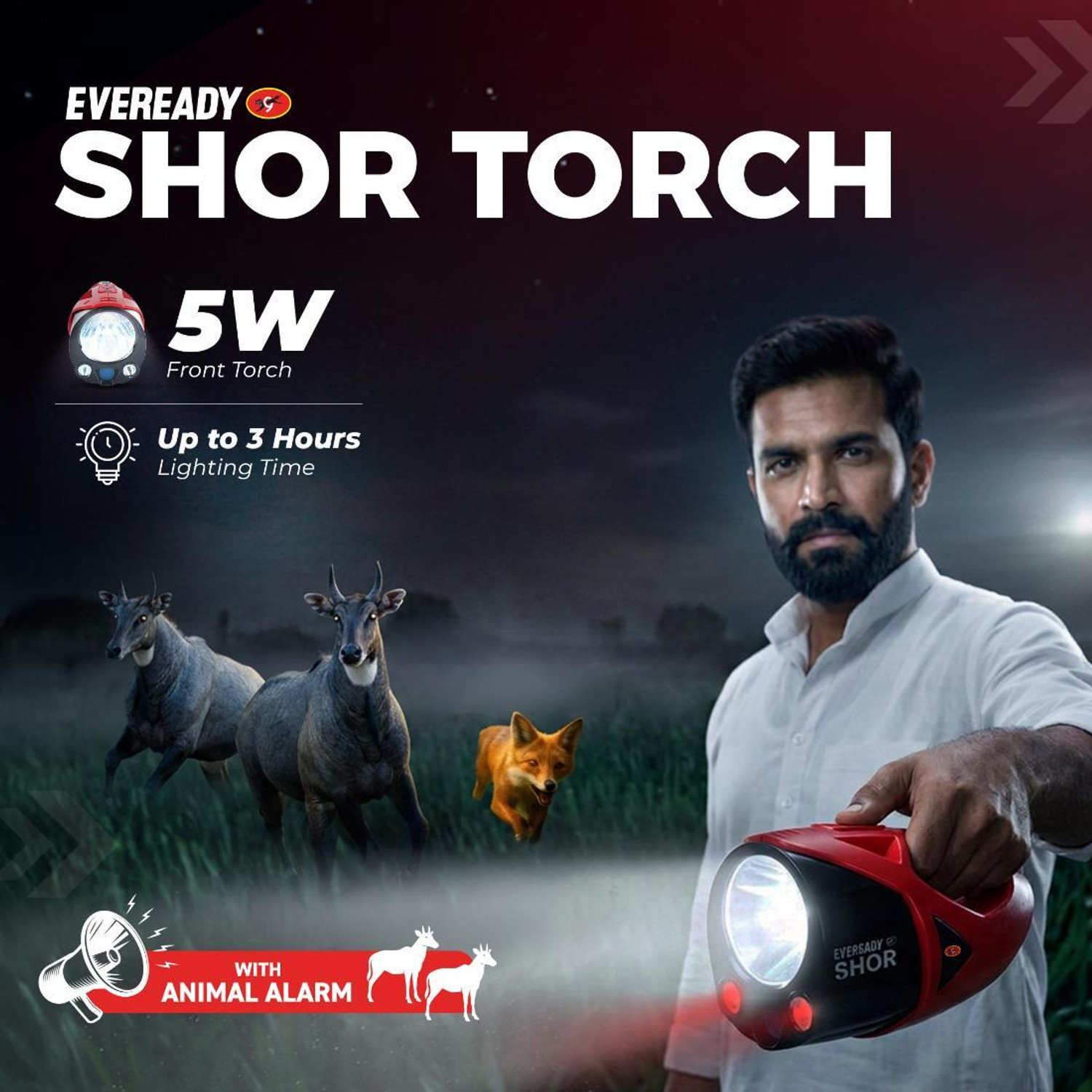 Image of EVEREADY SHOR DL190 Torch