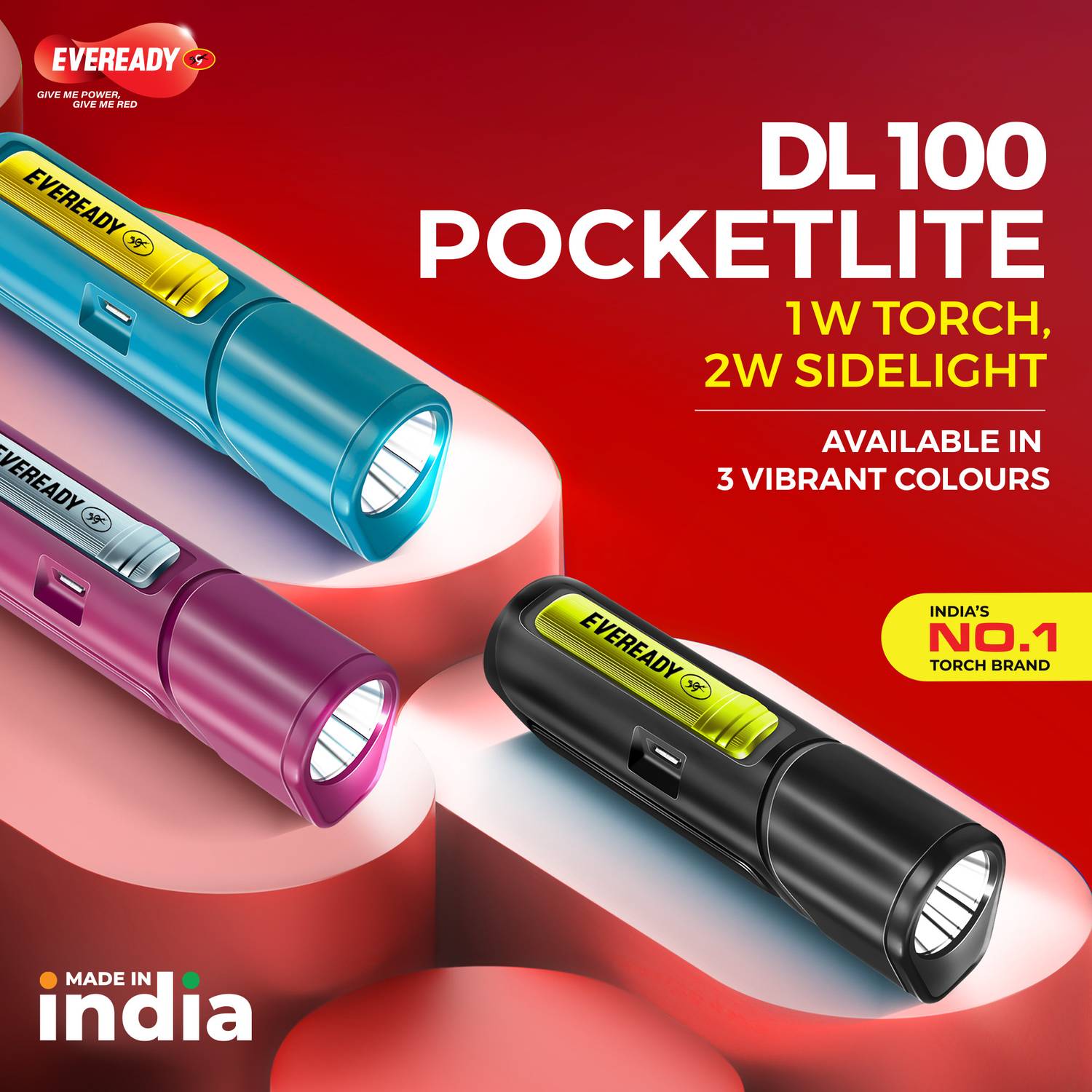 EVEREADY Pocketlite DL100 Torch Blue - Image 5