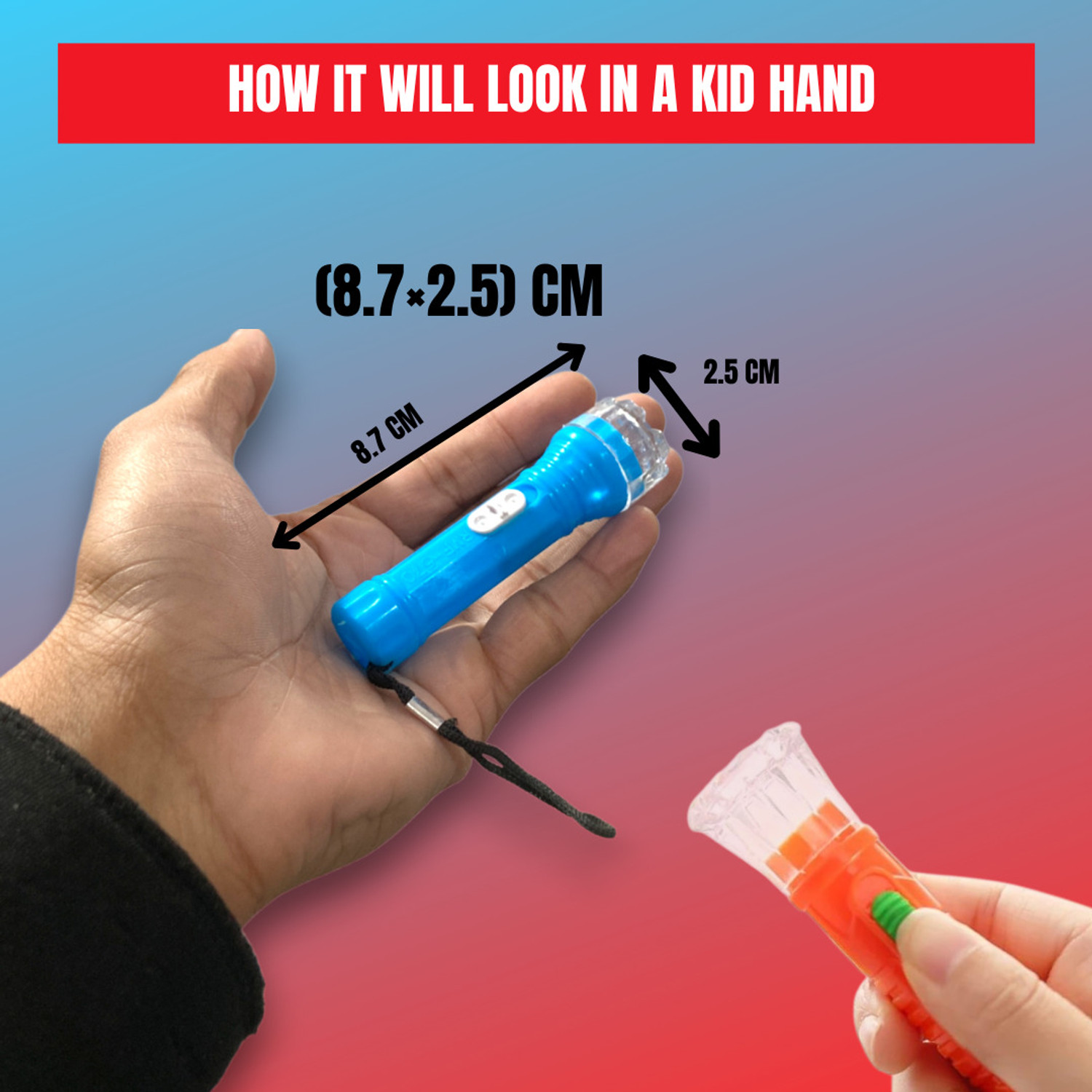 Image of Infojerk Lifestyle (Pack Of 4) Kids LED Flashlight Torch Set | Pocket Mini Torch Light Torch