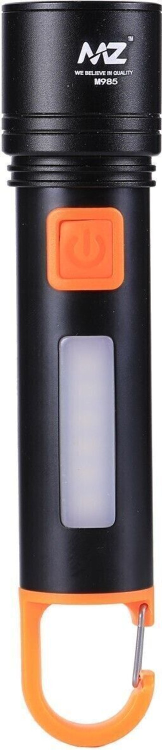 Image of MZ M985 (ZOOMABLE LED METAL TORCH)4 Modes 50W Flashlight + 36W COB light Torch