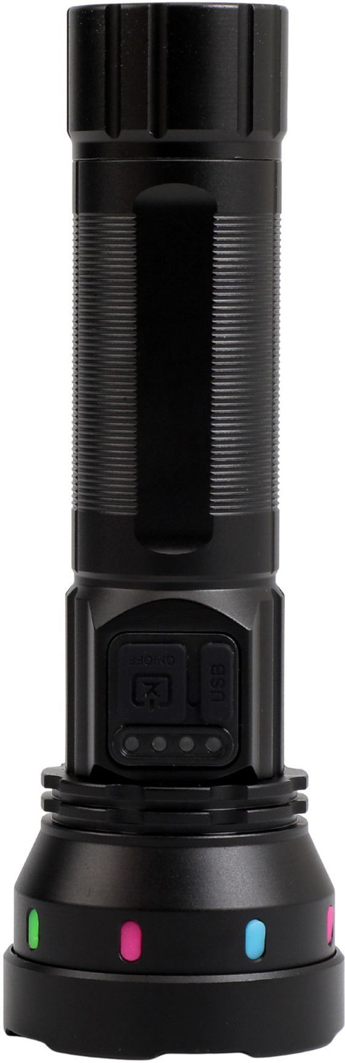 Image of MZ M237 (LED RECHARGEABLE METAL TORCH) 150W 8XPE LED with 2600mAh Battery Torch