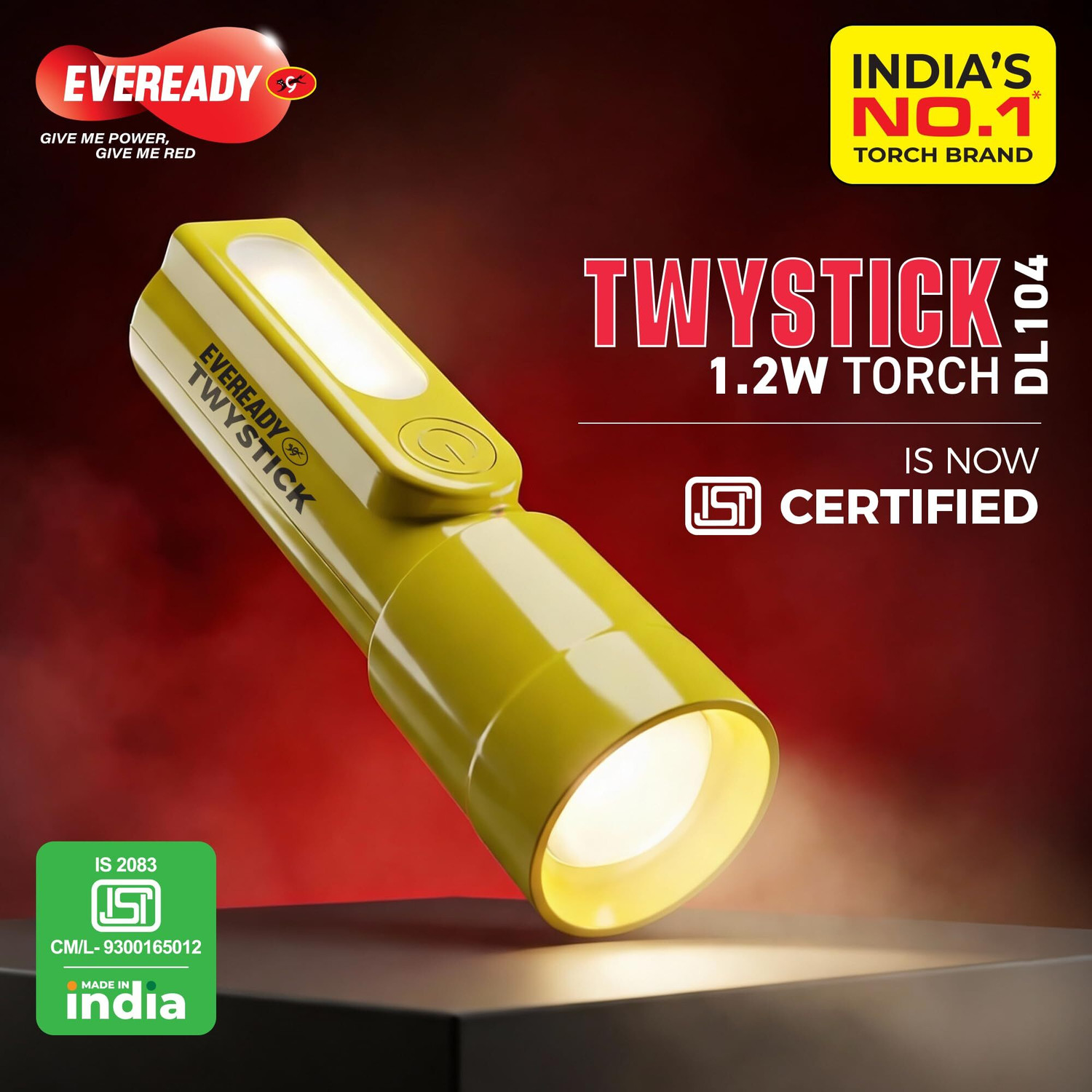 Image of EVEREADY DL104 Twystick with Variable focus Torch