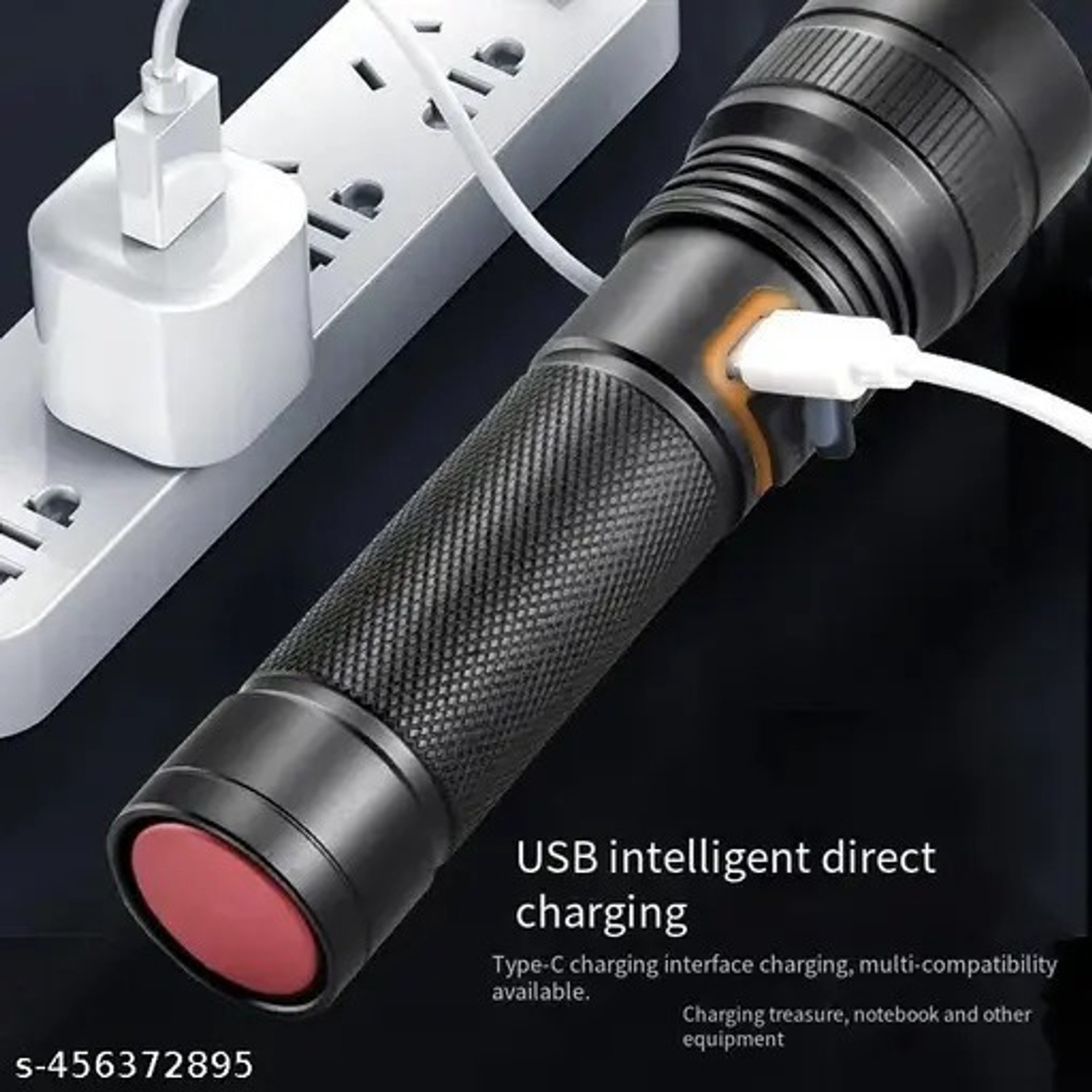 Image of Sument M 035 (ZOOMABLE METAL)5 Modes Flashlight, Super Bright Cree T6 LED Light Torch
