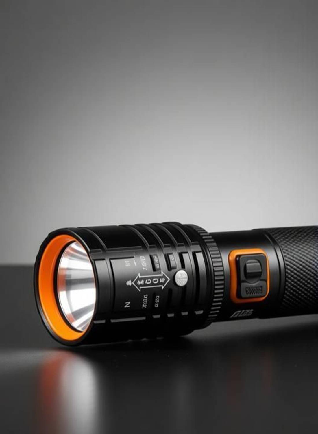 MZ 035 -ZOOMABLE LED METAL 5 MODE Flashlight, Super Bright Torch