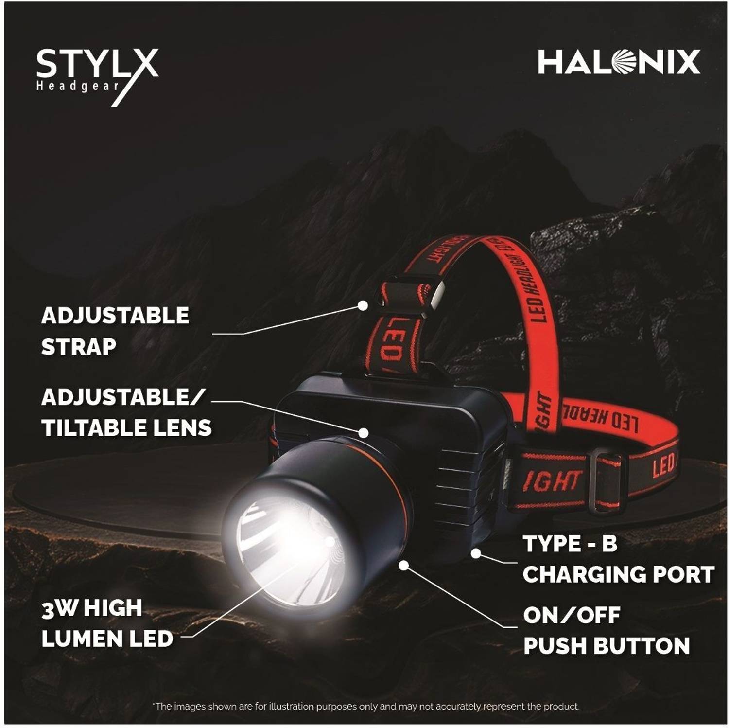 HALONIX Stylx headgear lamp torch Torch Price in India - Buy