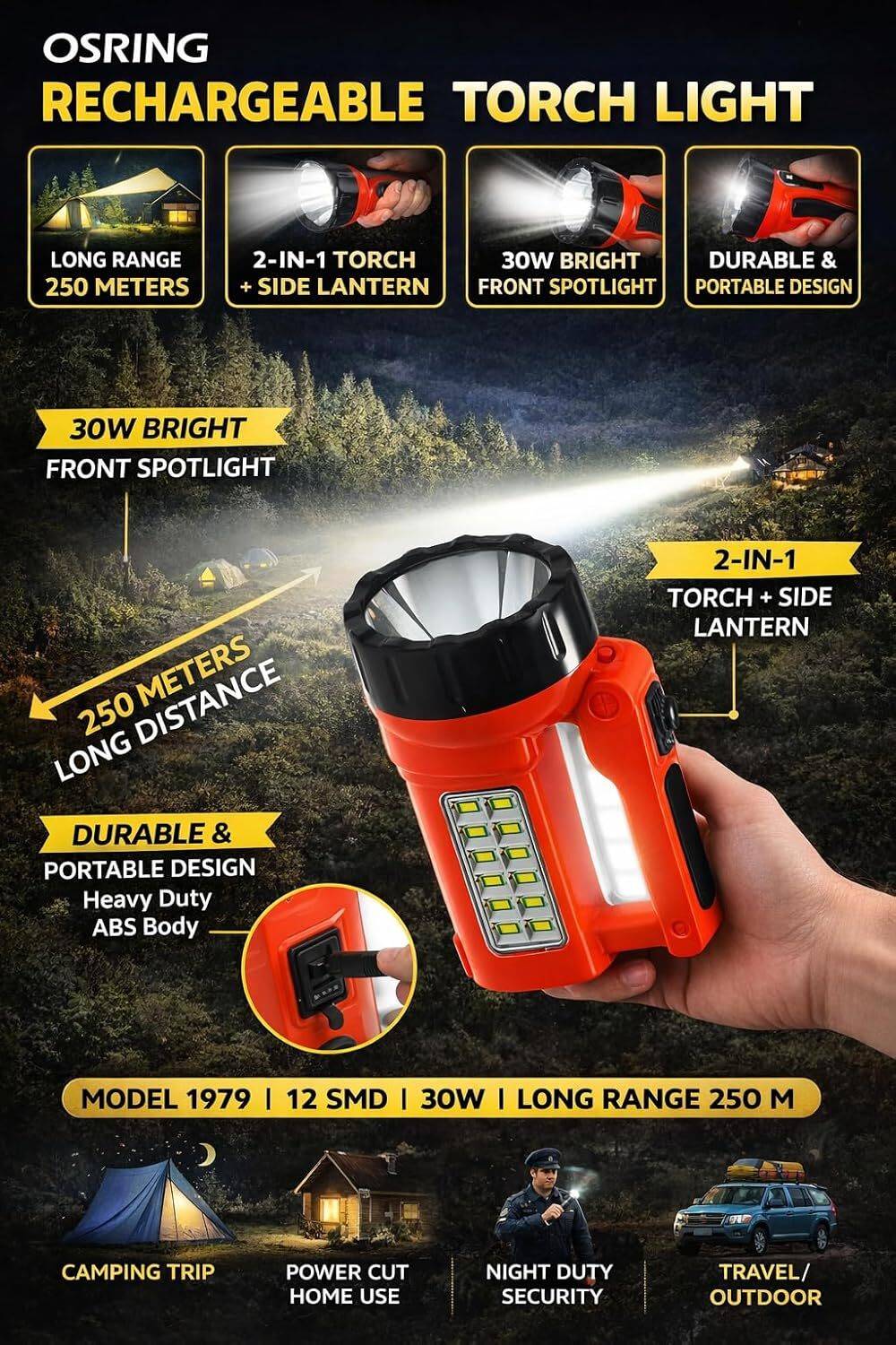 DEGNO Kissan 30W Laser Search Torch - Image 2