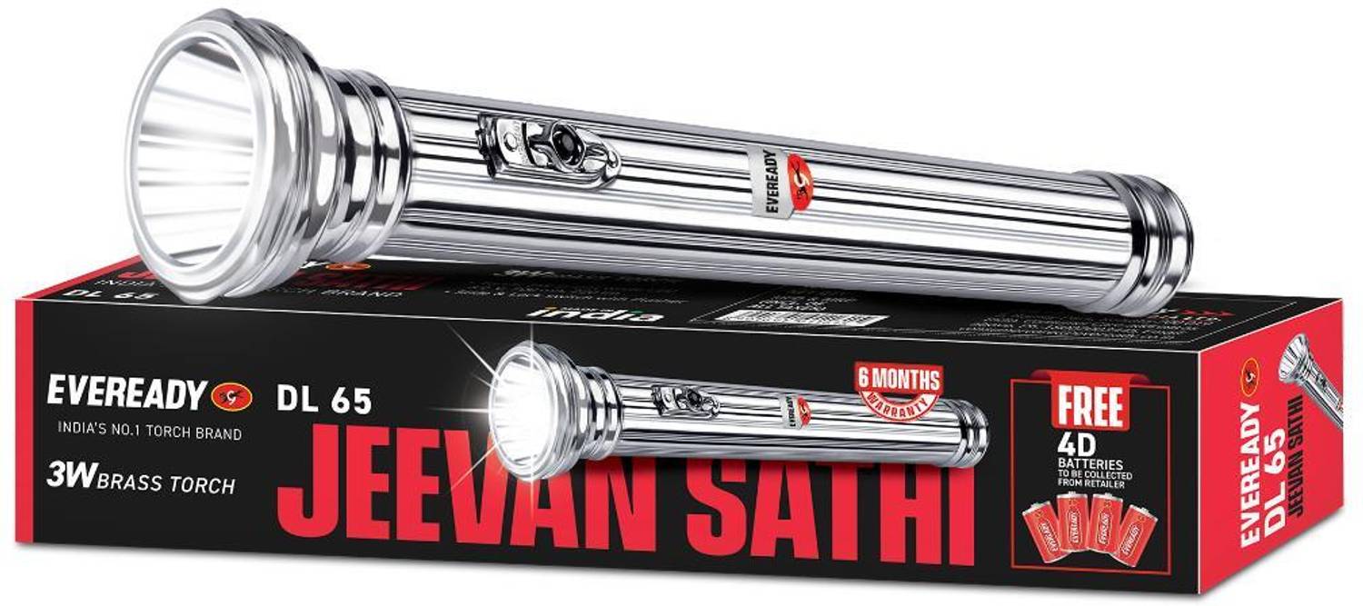 EVEREADY Jeevansathi DL 65 Brass Torch - Image 1