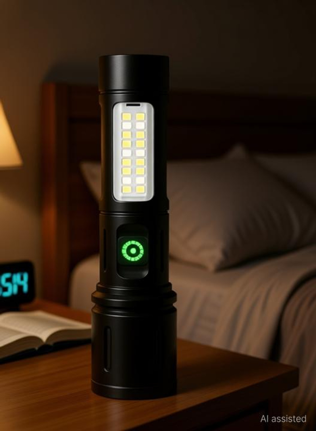 Image of TANSHA 603 Metal Battery Emergency LED Light Torch Light Torch Torch