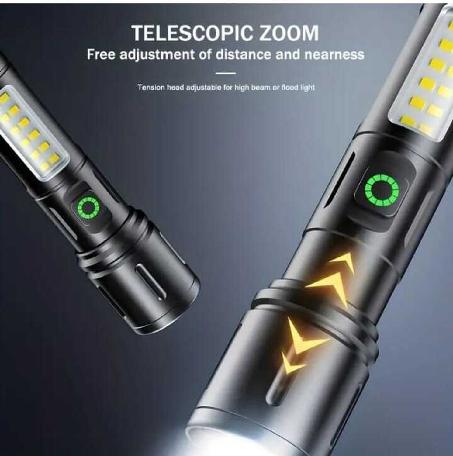 Image of TANSHA 603 Metal Battery Emergency LED Light Torch Light Torch Torch
