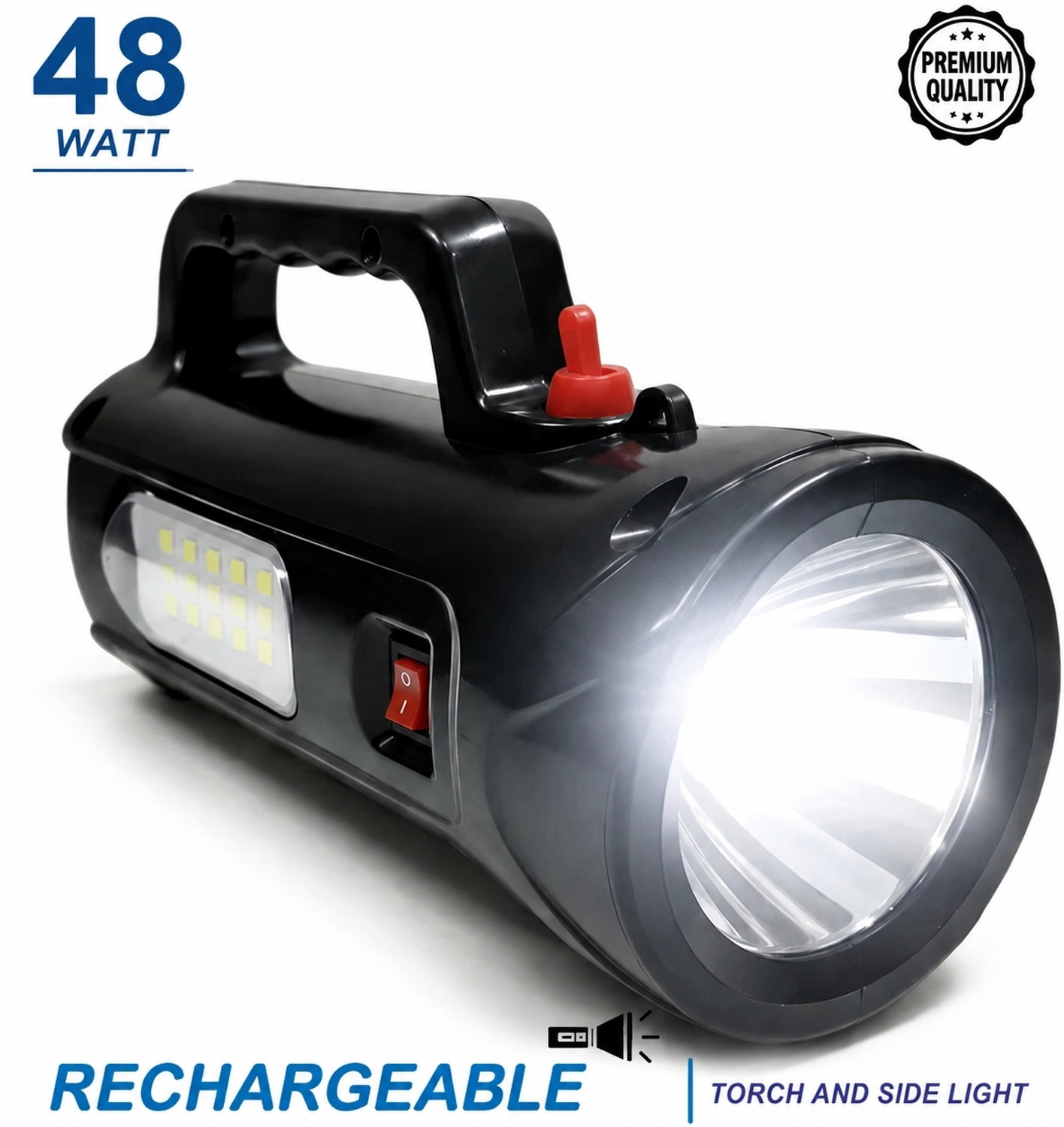 Image of WRYDO9 Super Bright Torch High Power with Focus Beam for Outdoor and Farming Torch