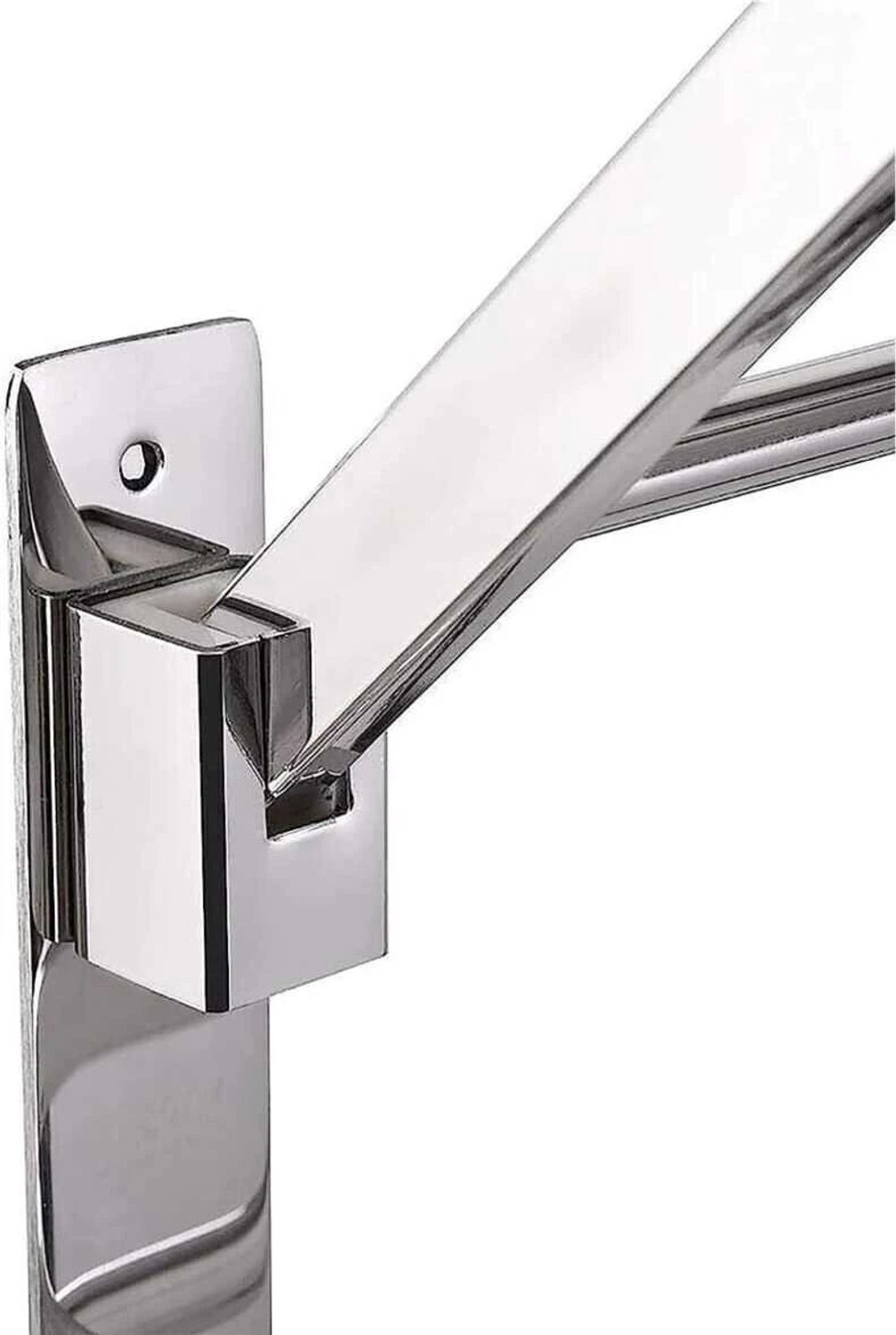 Image of pizmo by PIZMO High Grade Stainless Steel Folding Towel Rack For Bathroom /Hanger SILVER Towel Holder