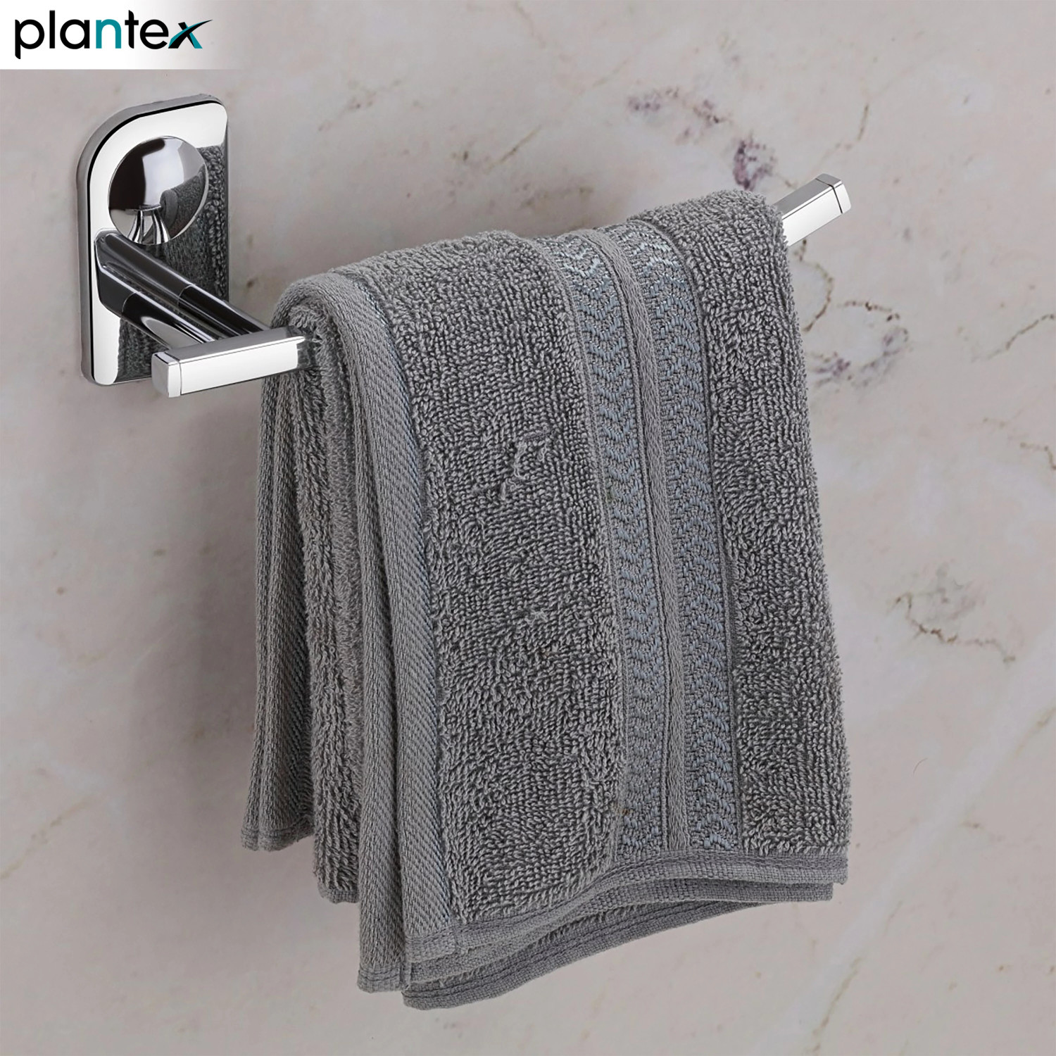 Image of Plantex Dream Napkin Ring /Towel Ring /Napkin Holder /Towel Hanger /Bathroom Accessories Silver Towel Holder