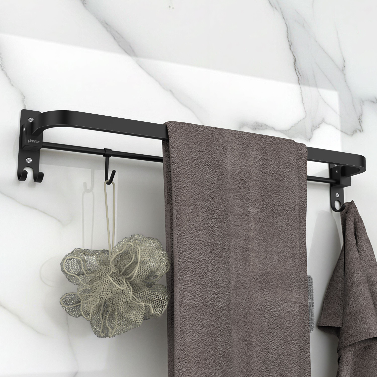 Plantex 24 inch 1 Bar Towel Rod