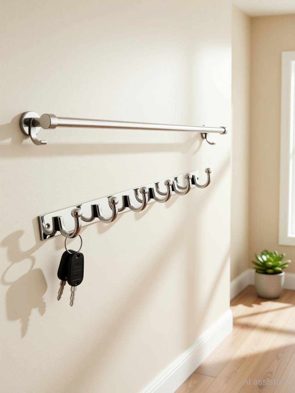 Albatroz Premium Towel Rod and Hanger 25 inch 2 Bar Towel Rod