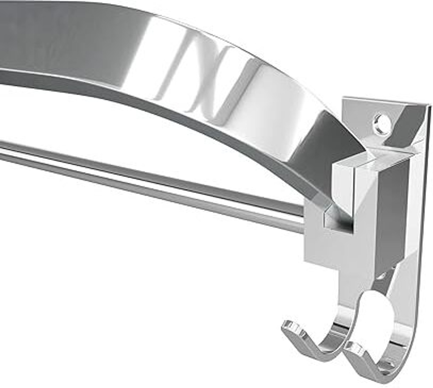 Image of Character Anti Rust 304 Folding Rod with Hooks, Towel Rack,Towel Bar 24 inch 1 Bar Towel Rod