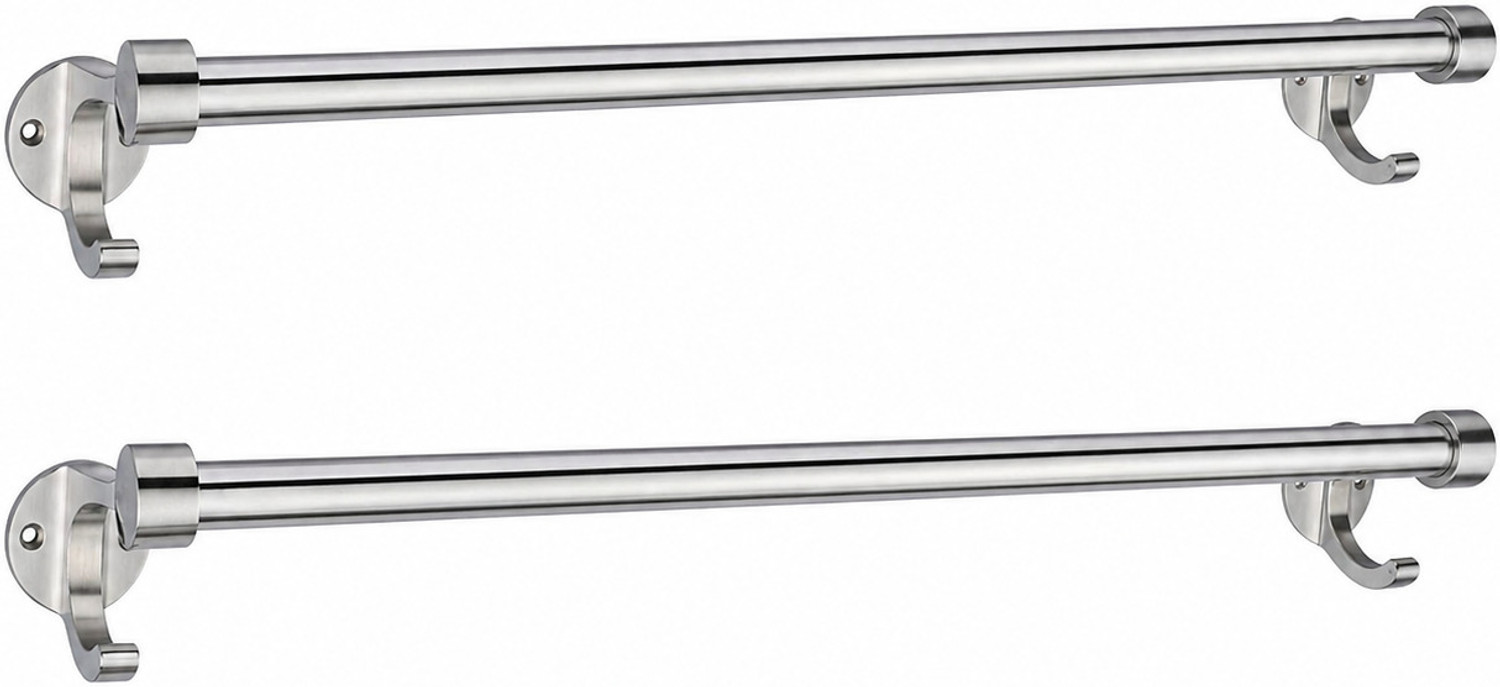 Image of APERSON TR24-2BAR-CHROME Silver Towel Holder