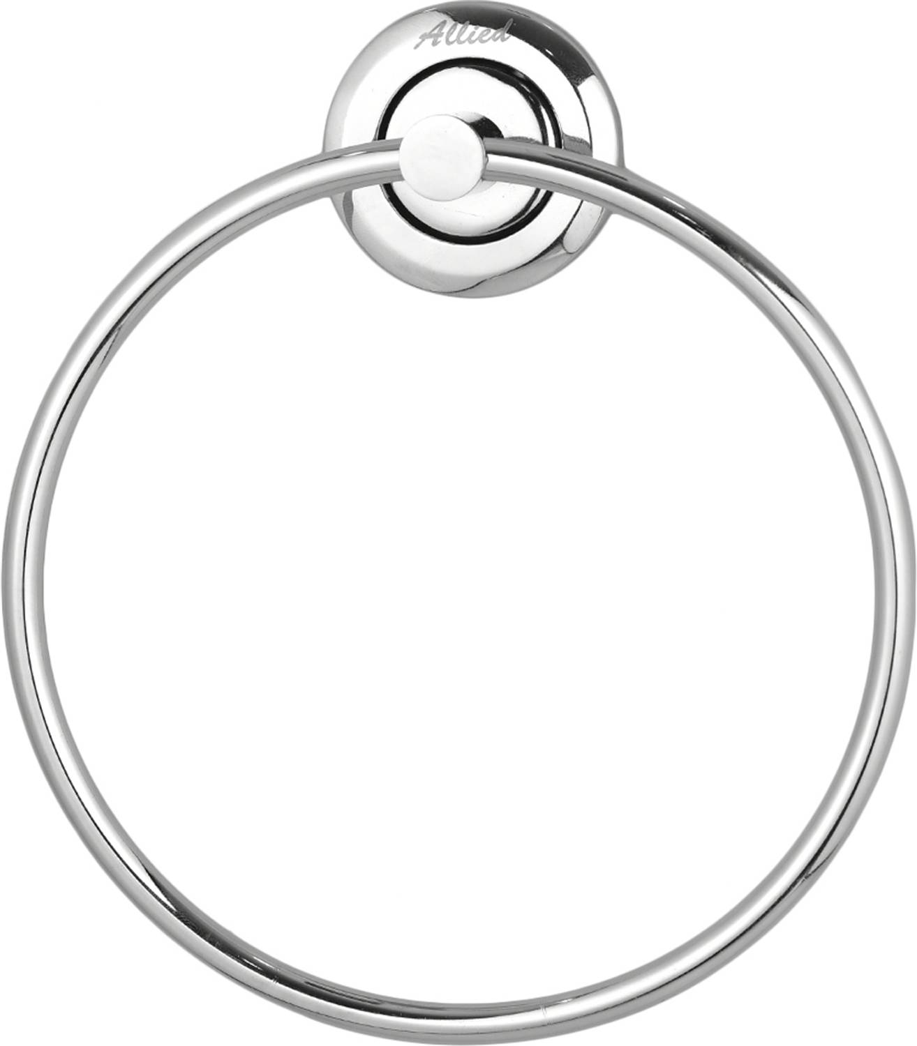 Allied Round Towel Ring For Bathroom/Napkin/Bathroom Accessories Chrome Towel Holder 6 inch 1 Bar Towel Rod