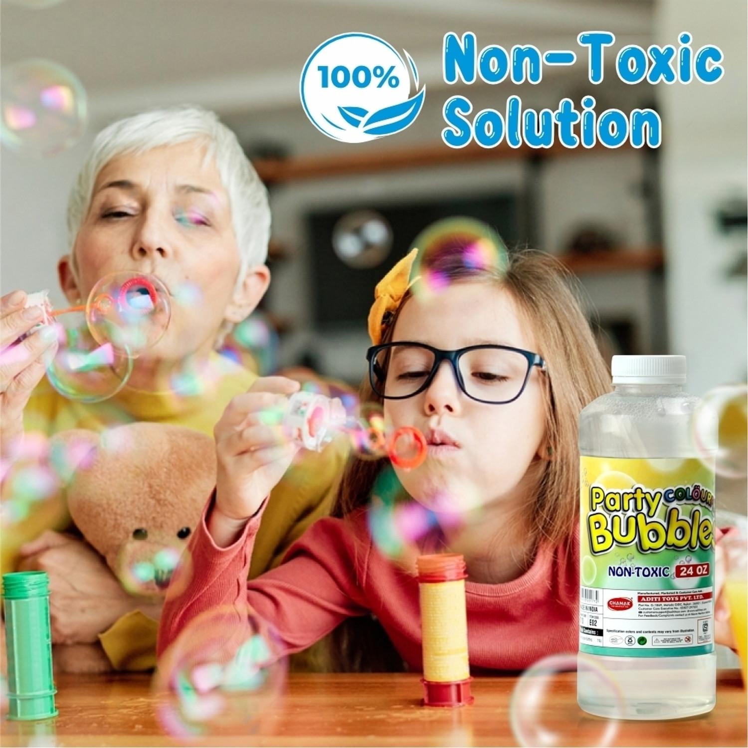 Image of Aditi Toys Bubble Machine Liquid